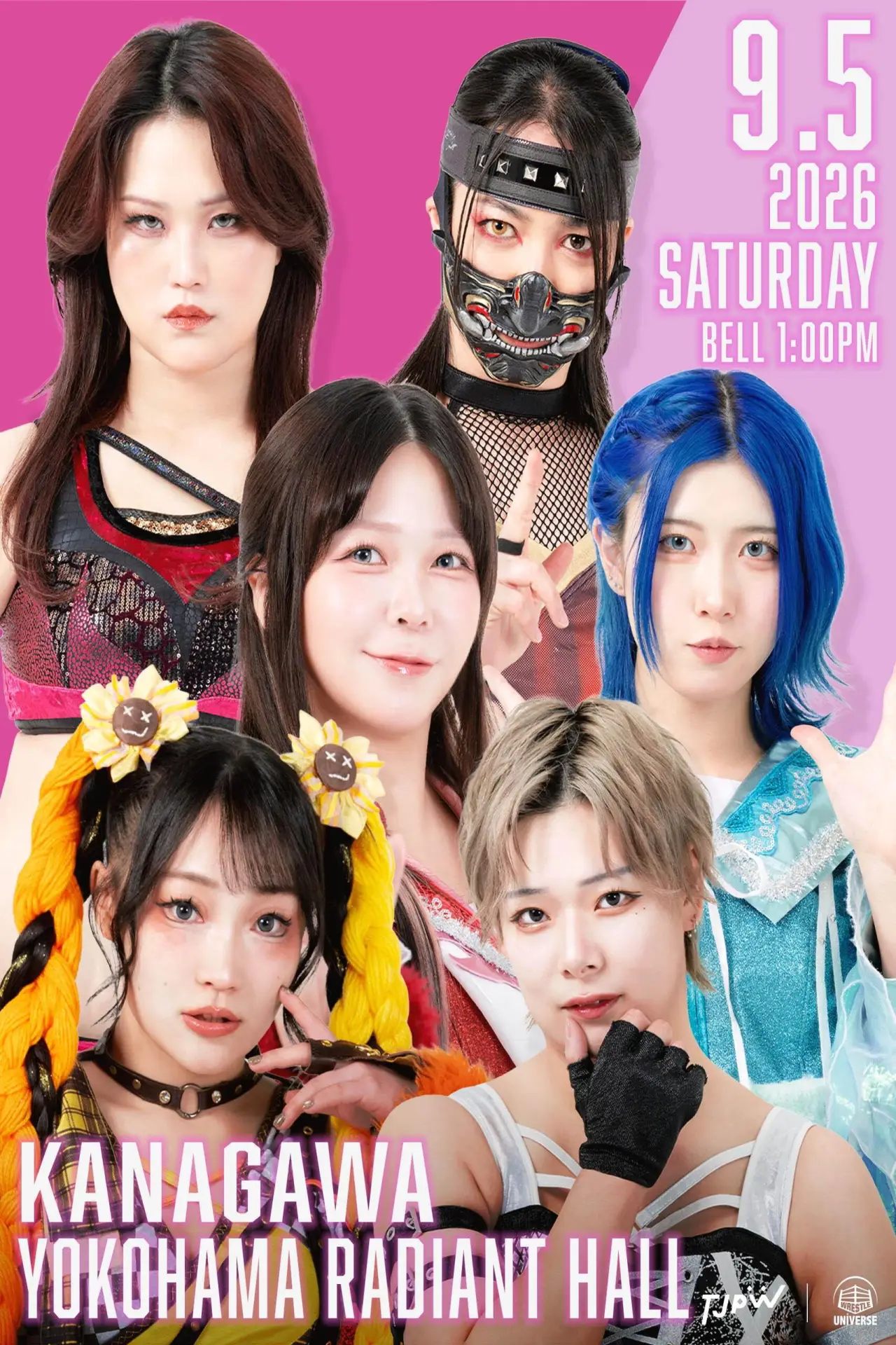 Plakat filmowy "TJPW FALL TOUR 2026～Ray of Hope～in YOKOHAMA"