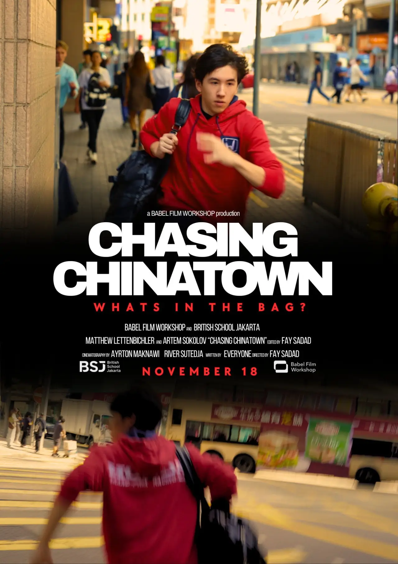Plakat filmowy "Chasing Chinatown"