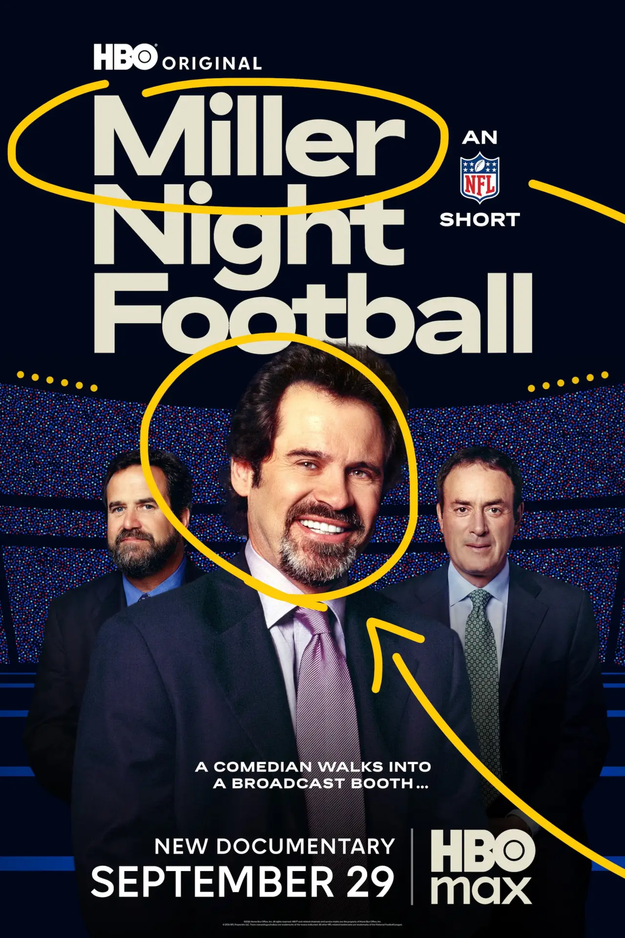 Plakat filmowy "Miller Night Football"