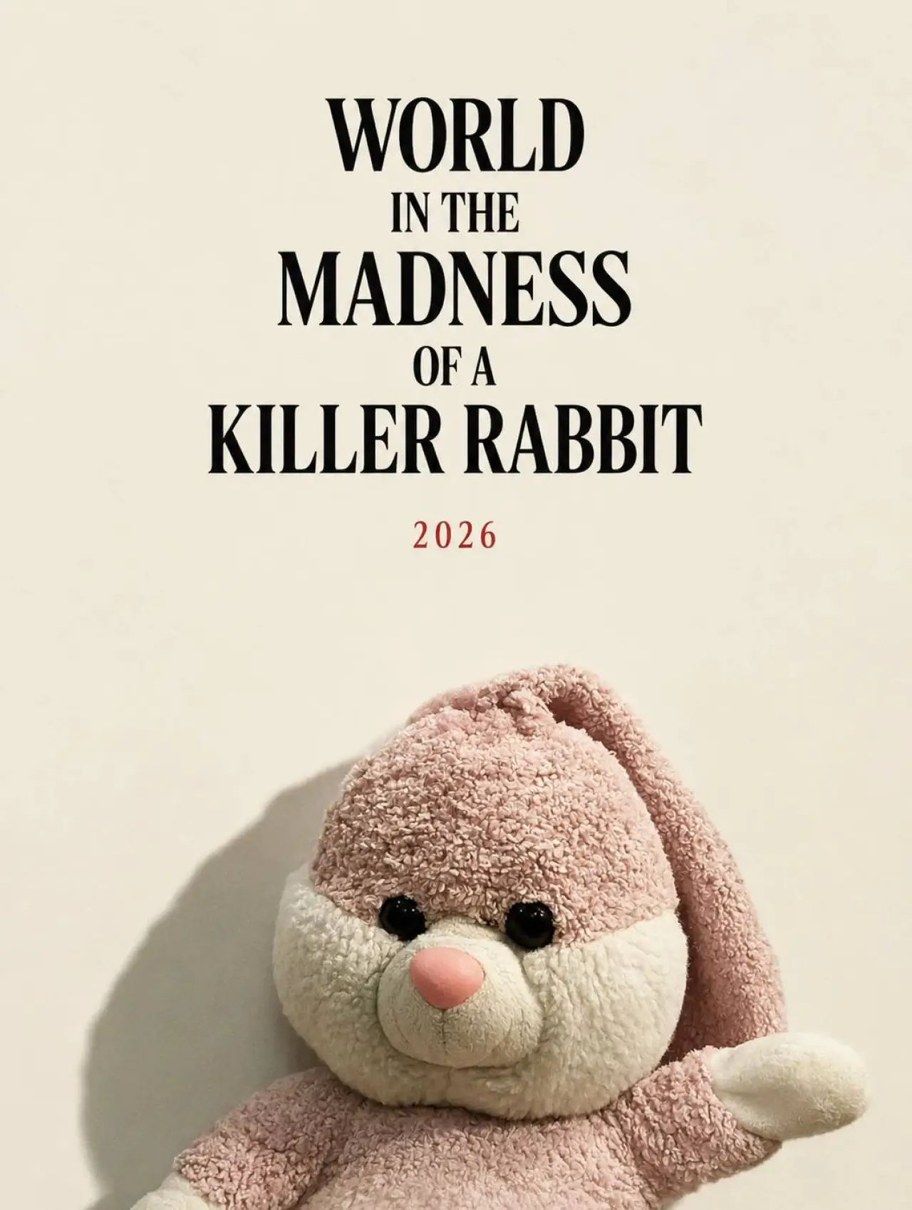 Plakat filmowy "WORLD IN THE MADNESS OF A KILLER RABBIT"