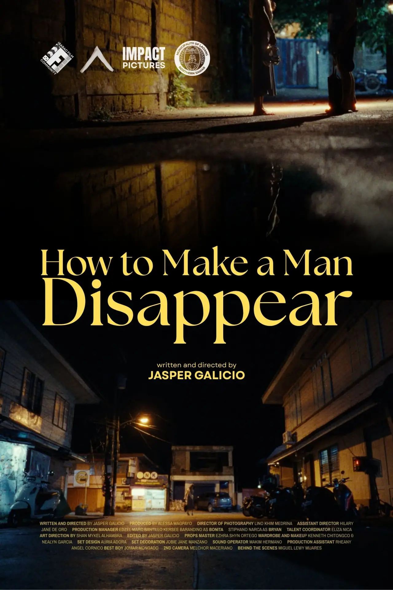 Plakat filmowy "How to Make a Man Disappear"
