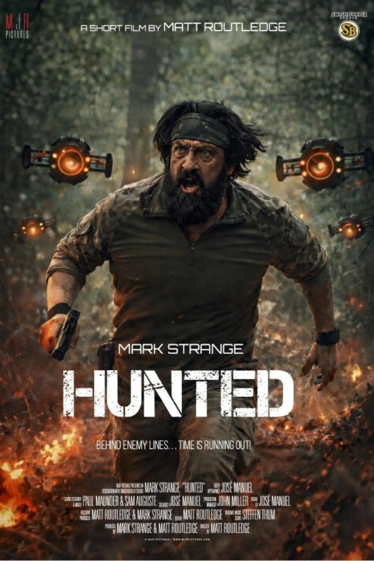 Plakat filmowy "Hunted"