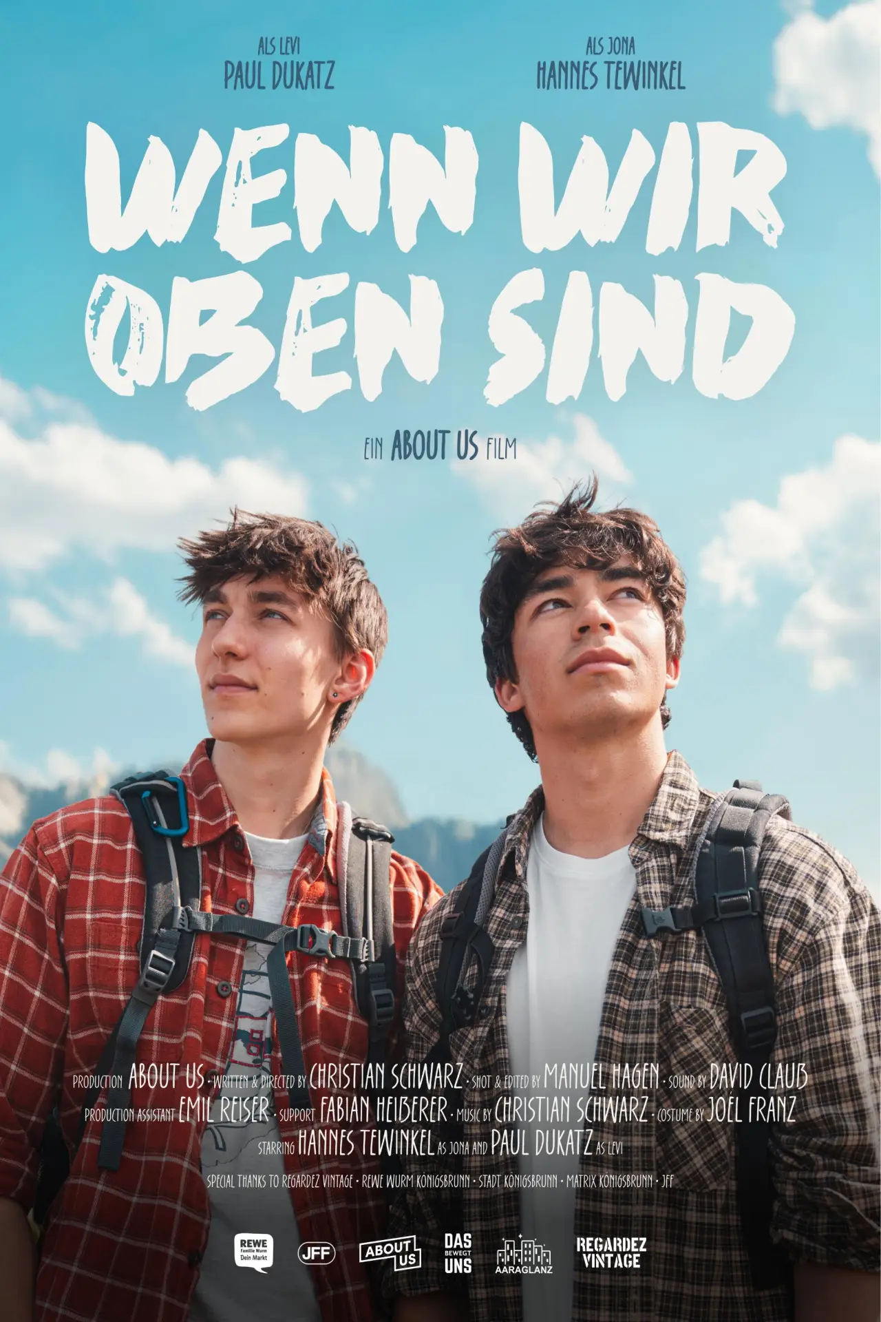 Plakat filmowy "WENN WIR OBEN SIND"