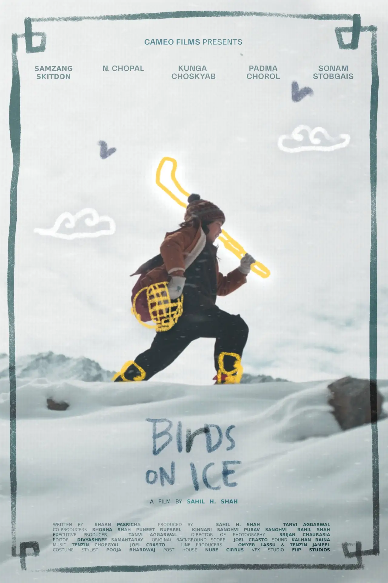 Plakat filmowy "Birds on Ice"