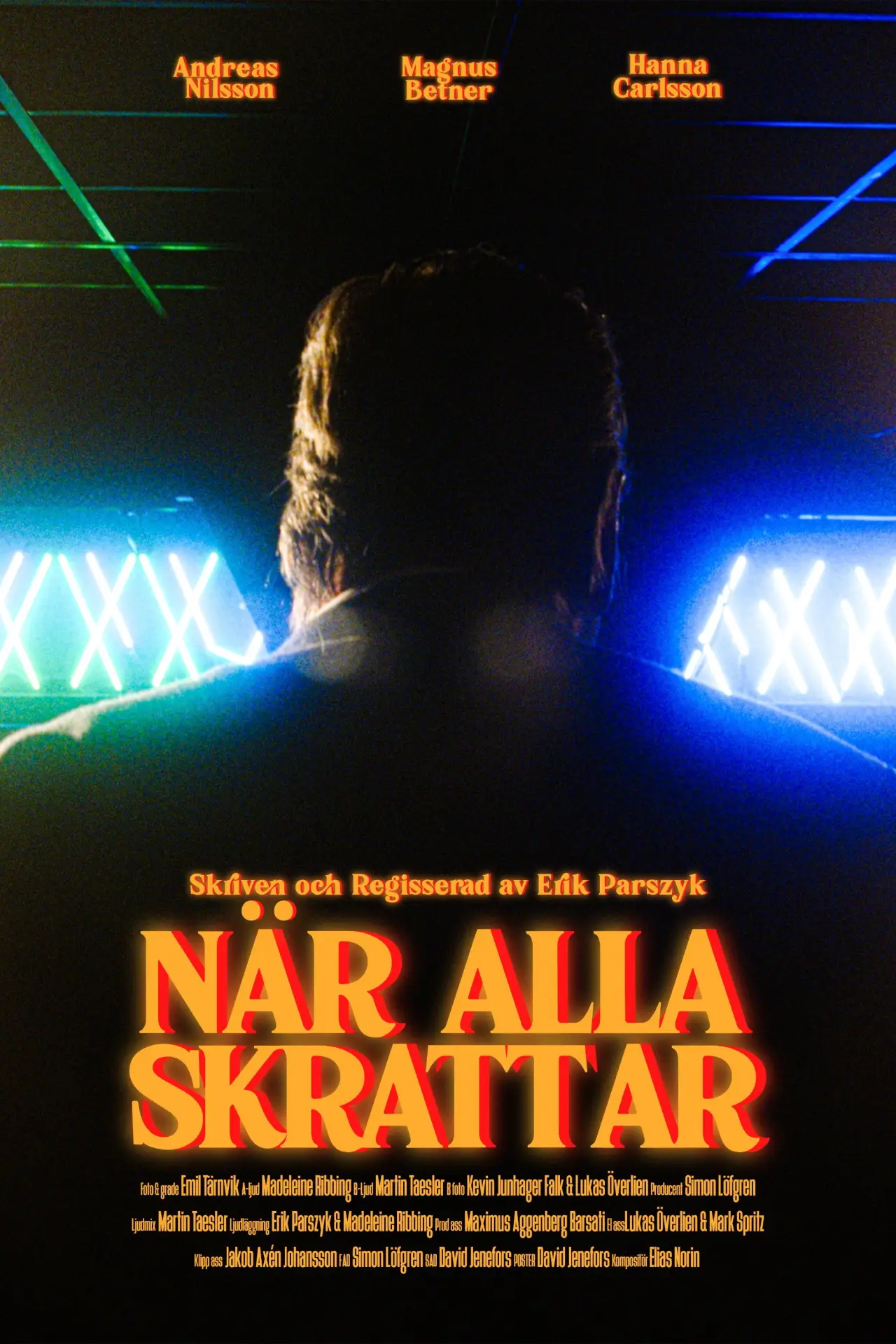 Plakat filmowy "När alla skrattar"