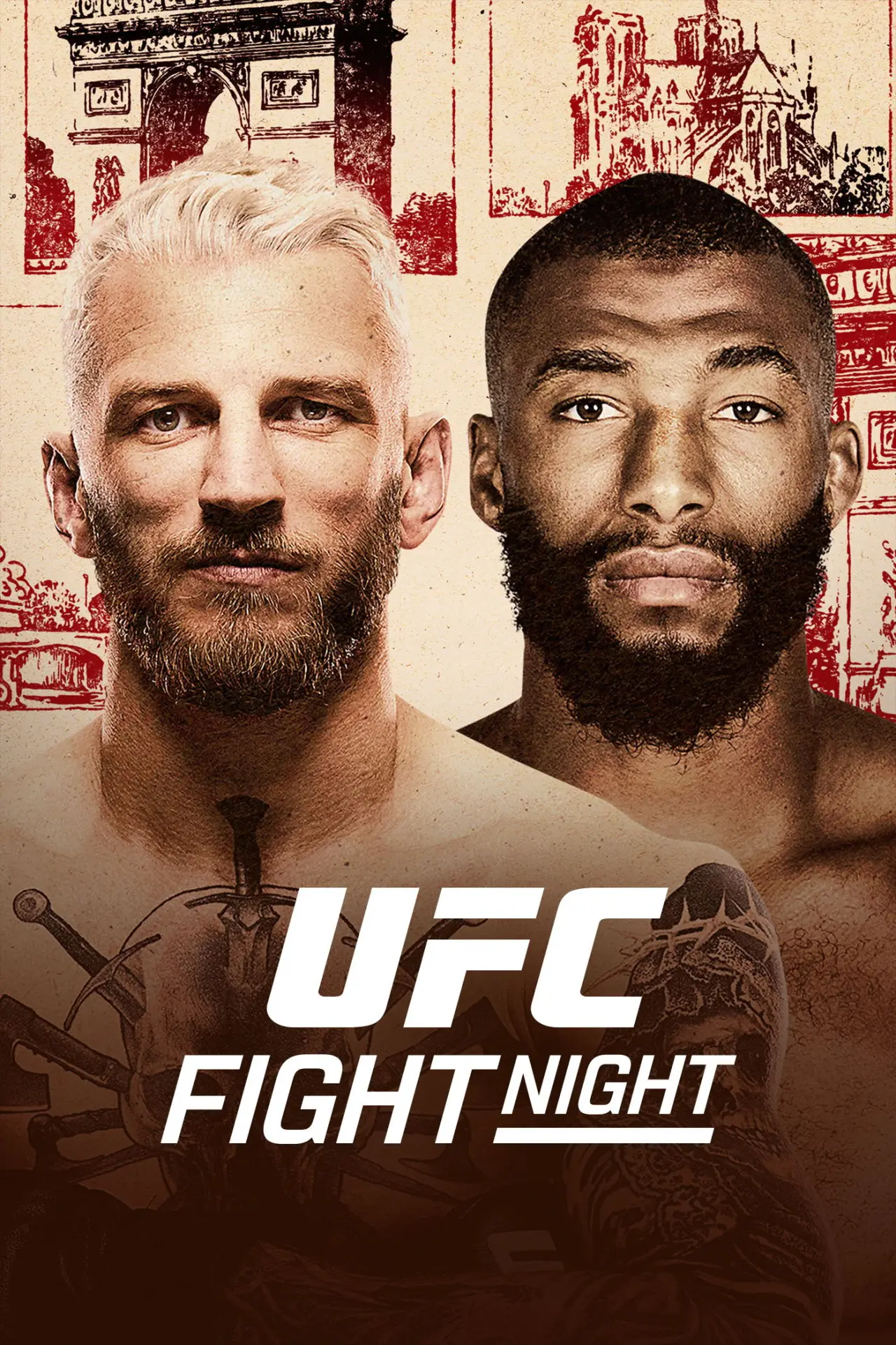 Plakat filmowy "UFC Fight Night 287: Hooker vs. Parnasse"