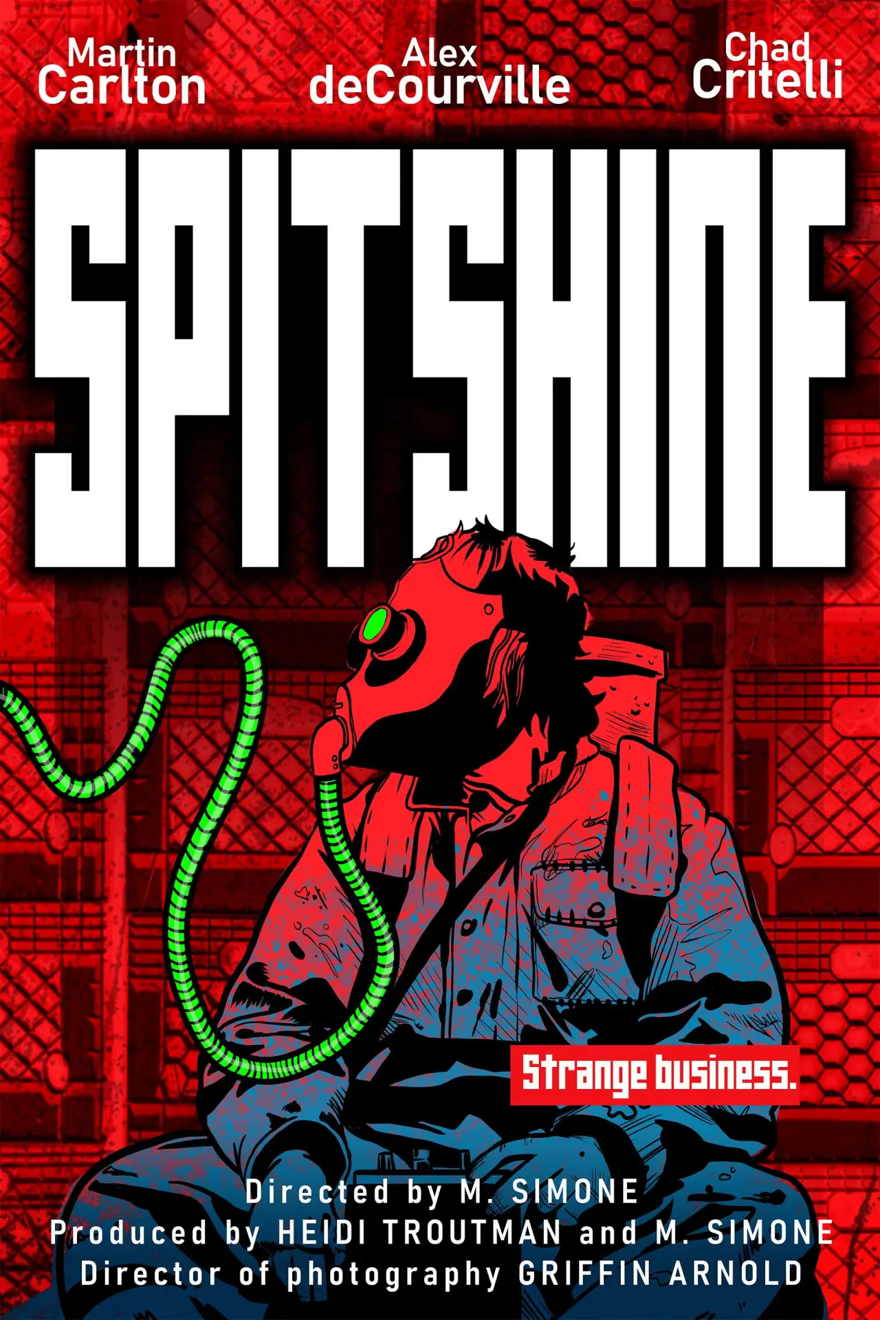 Plakat filmowy "Spitshine"