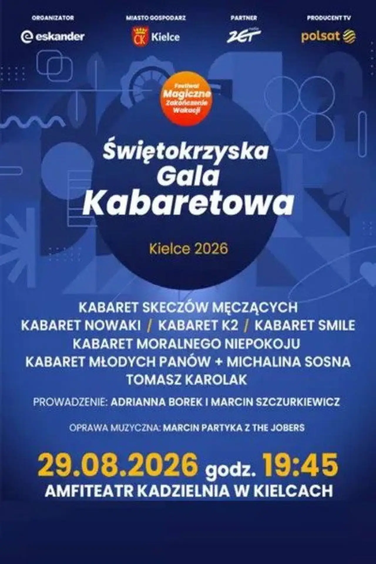 Plakat filmowy "Świętokrzyska Gala Kabaretowa 2026: Alfabet humoru"