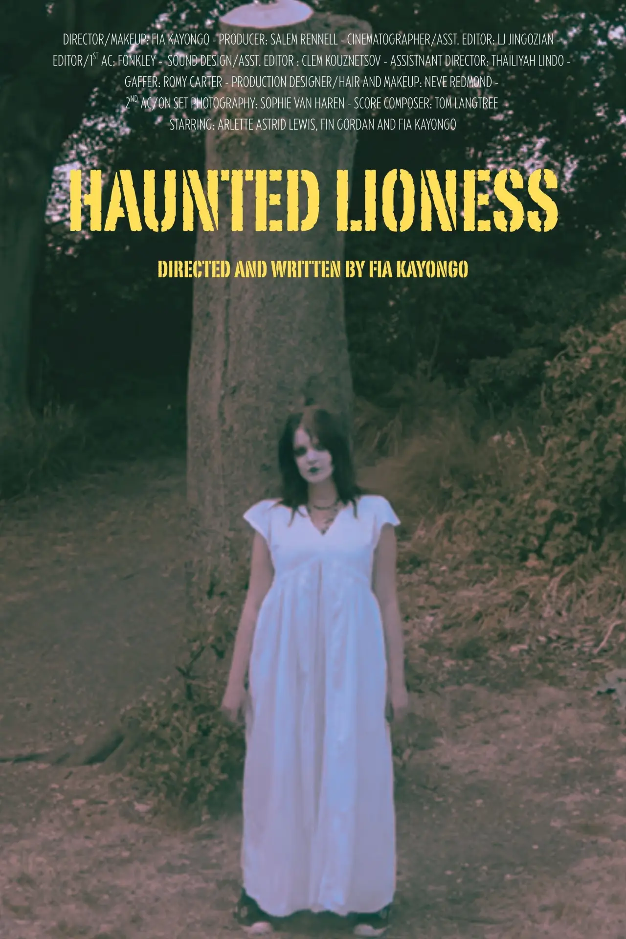 Plakat filmowy "Haunted Lioness"