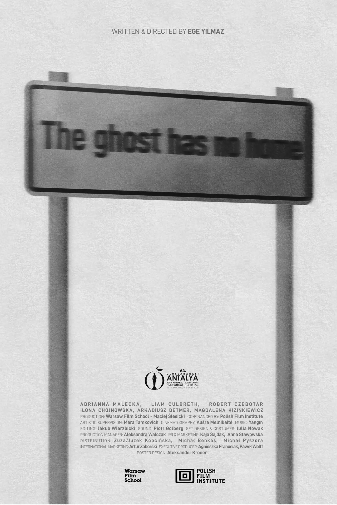Plakat filmowy "Duch Nie Ma Domu"