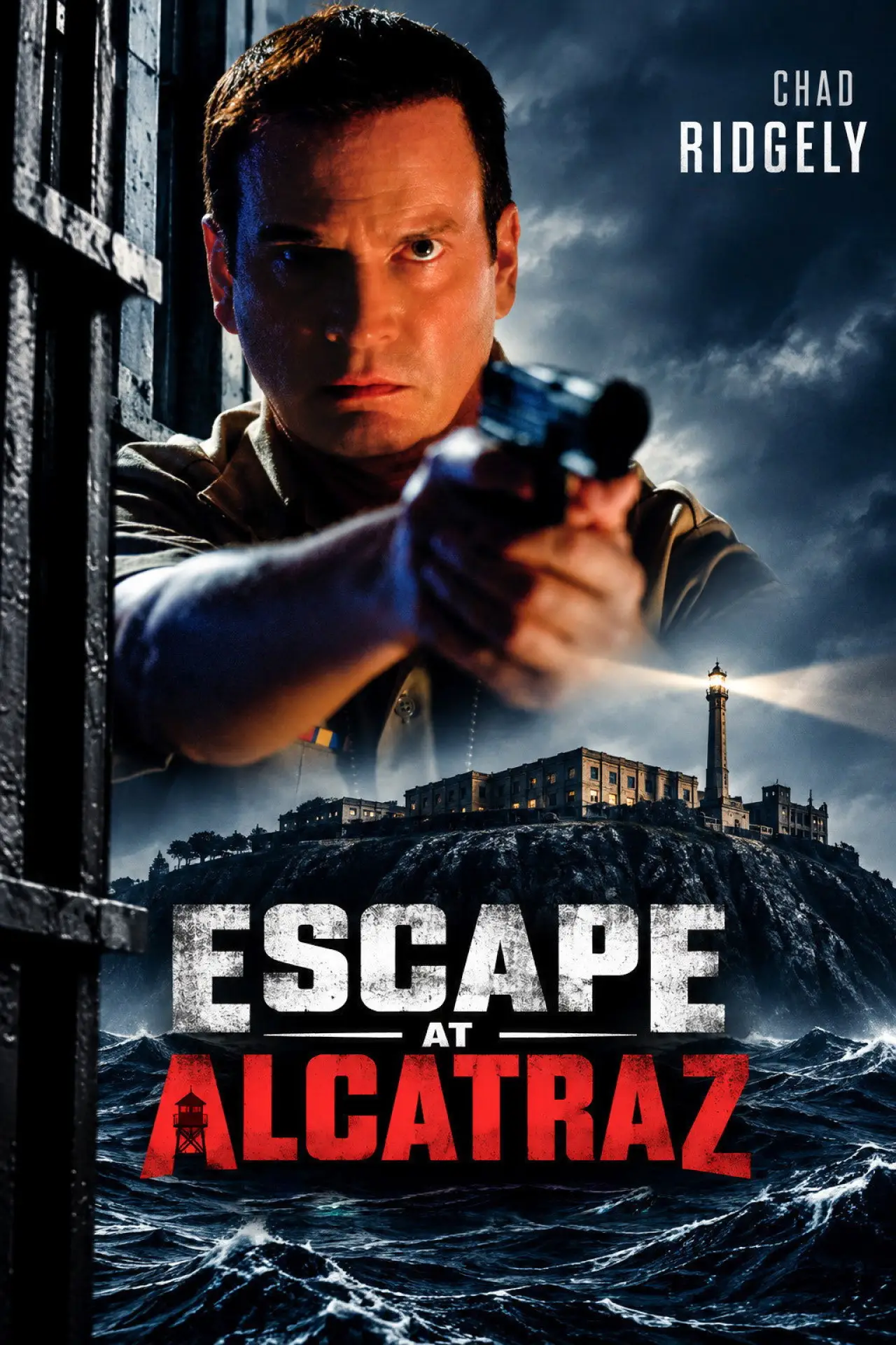 Plakat filmowy "Escape at Alcatraz"