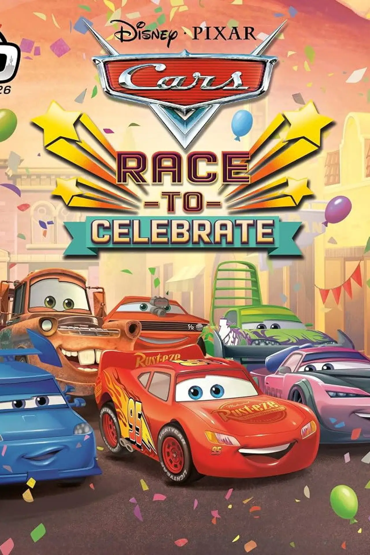 Plakat filmowy "Disney Pixar Cars: Race to Celebrate"