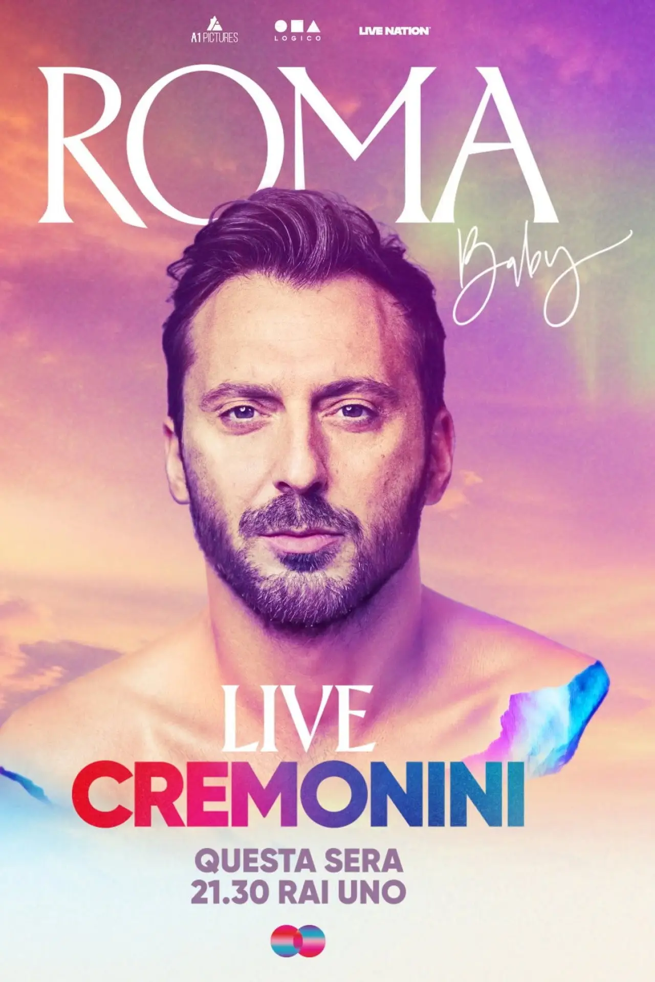 Plakat filmowy "Roma, Baby. Cremonini Live Circo Massimo"