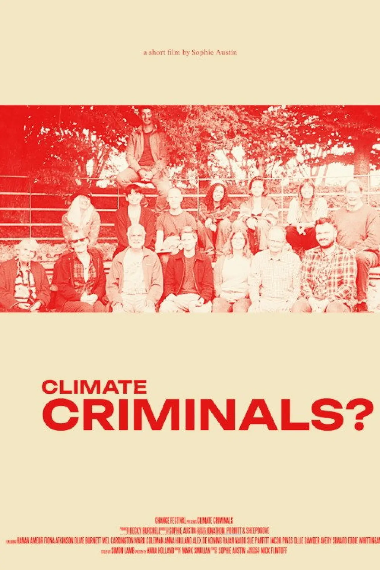 Plakat filmowy "Climate Criminals?"