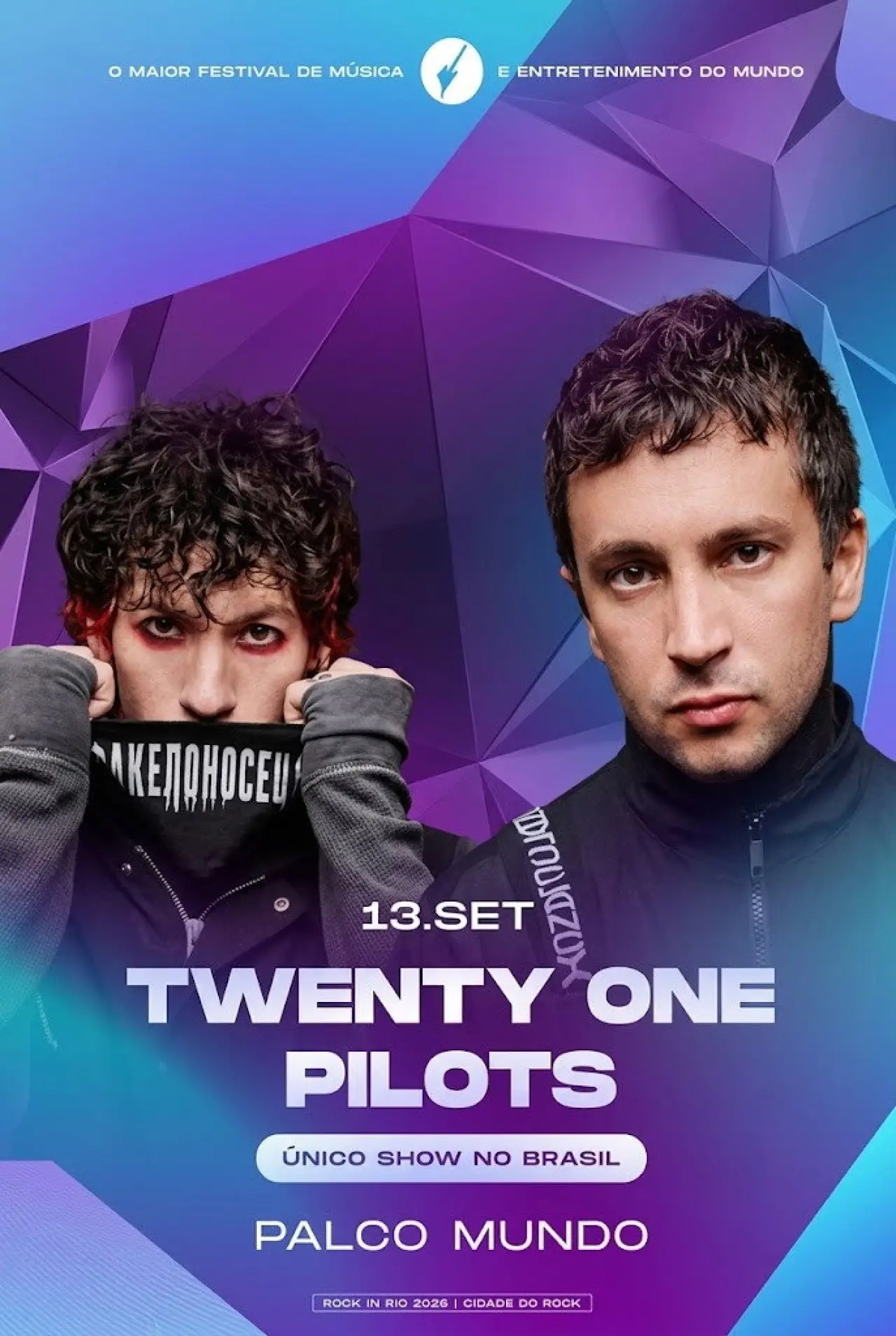 Plakat filmowy "Twenty One Pilots - Rock In Rio 2026"