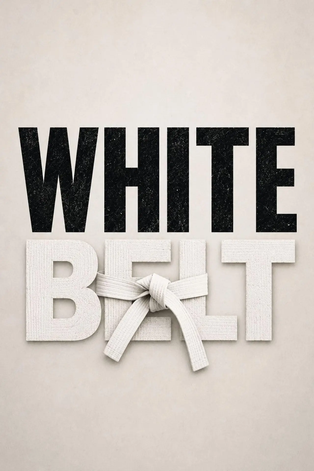 Plakat filmowy "White Belt"