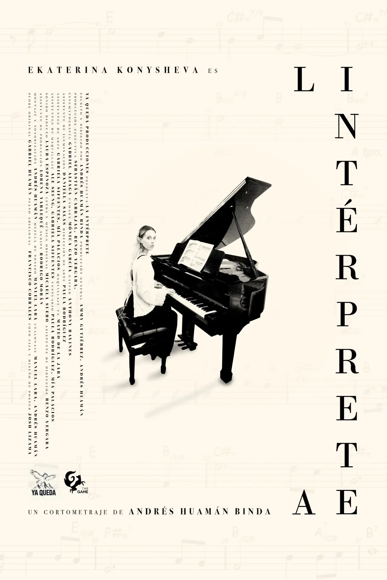 Plakat filmowy "La Intérprete"