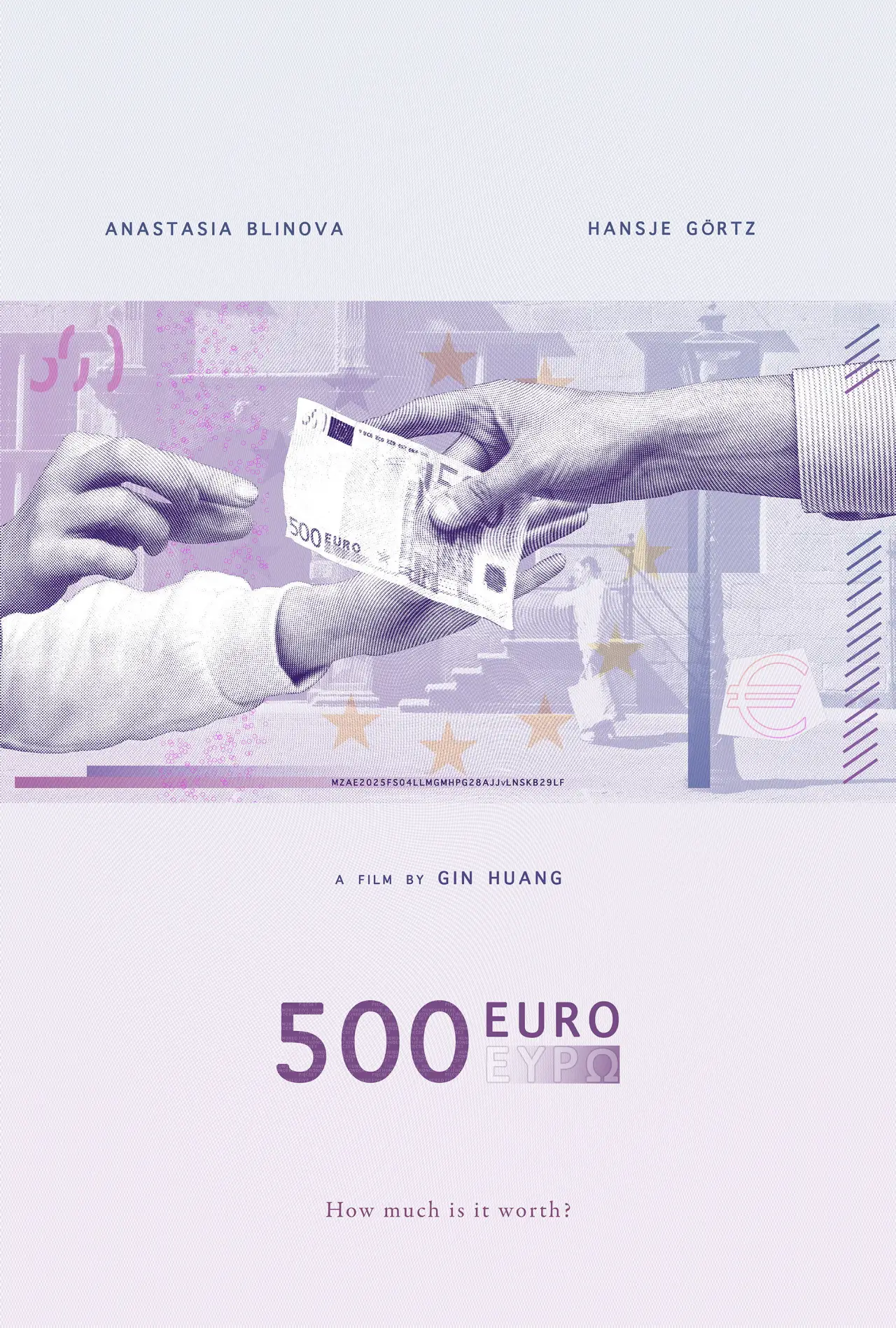 Plakat filmowy "500 Euro"