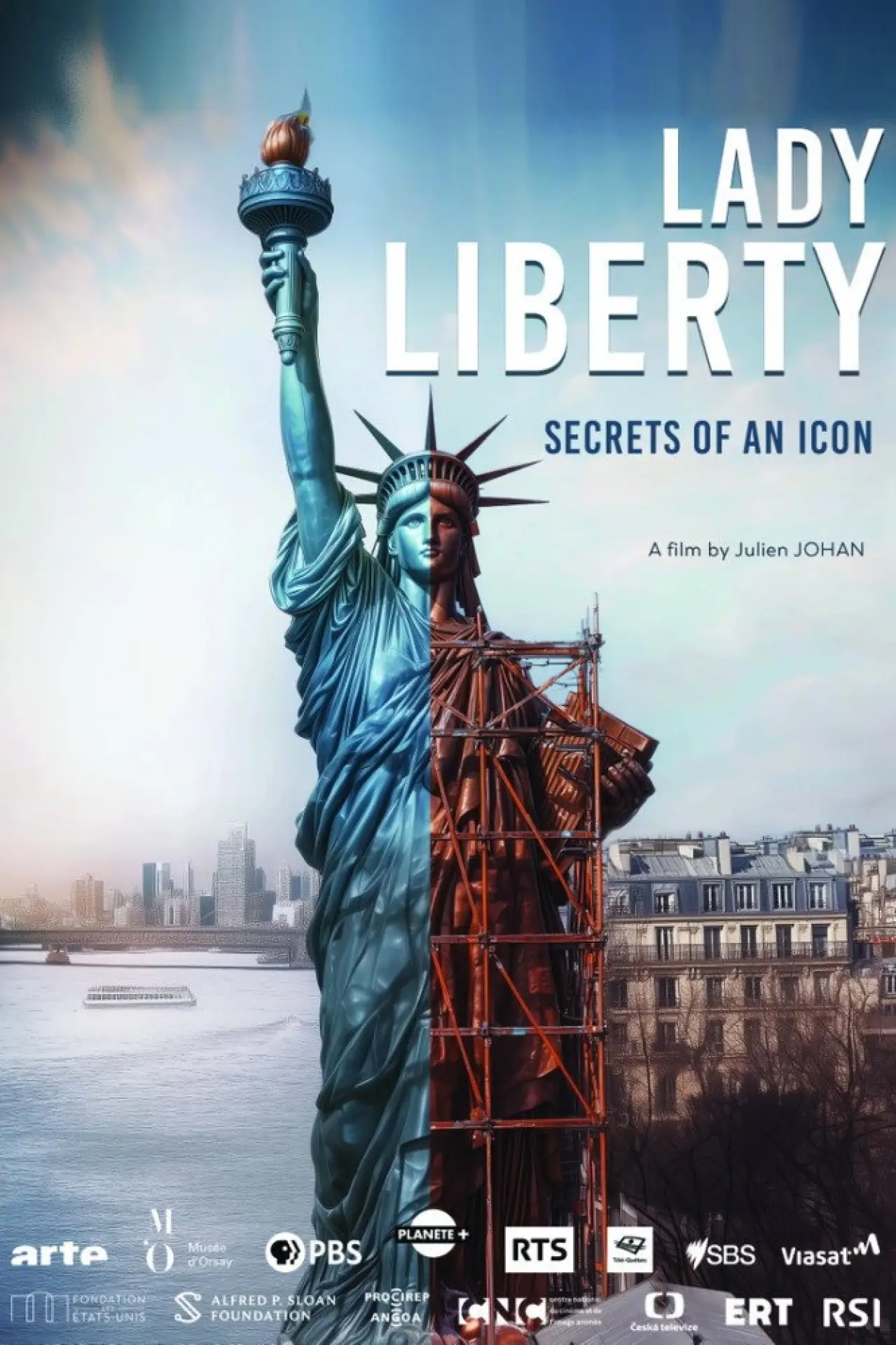 Plakat filmowy "Liberté, la statue qui voulait changer le monde"