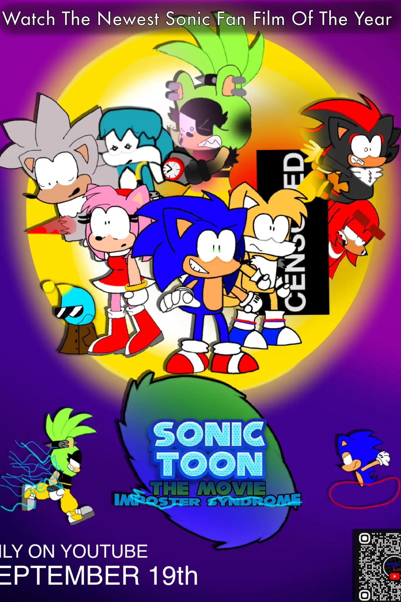 Plakat filmowy "Sonic Toon: The Movie Imposter Syndrome"