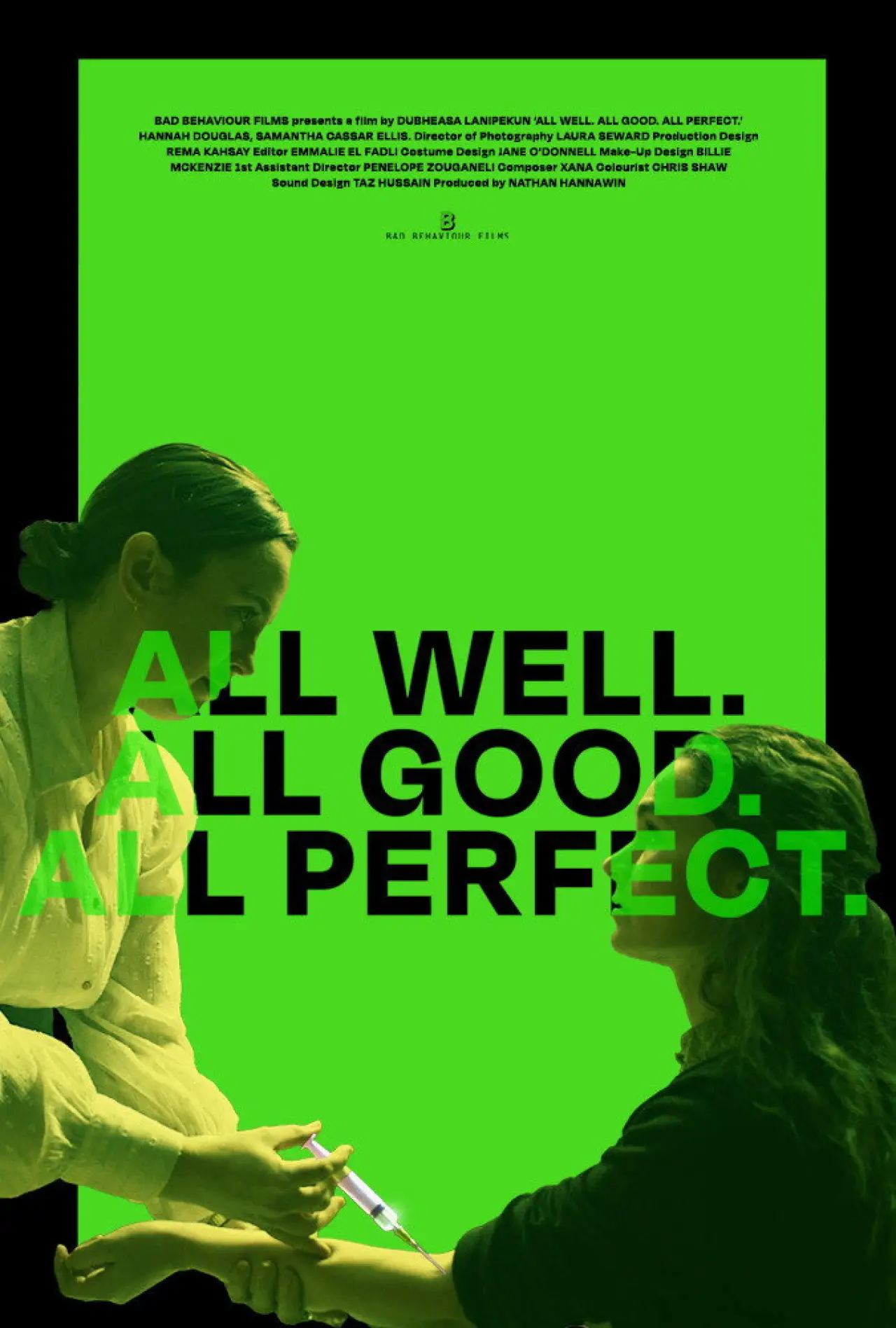 Plakat filmowy "All Well. All Good. All Perfect."