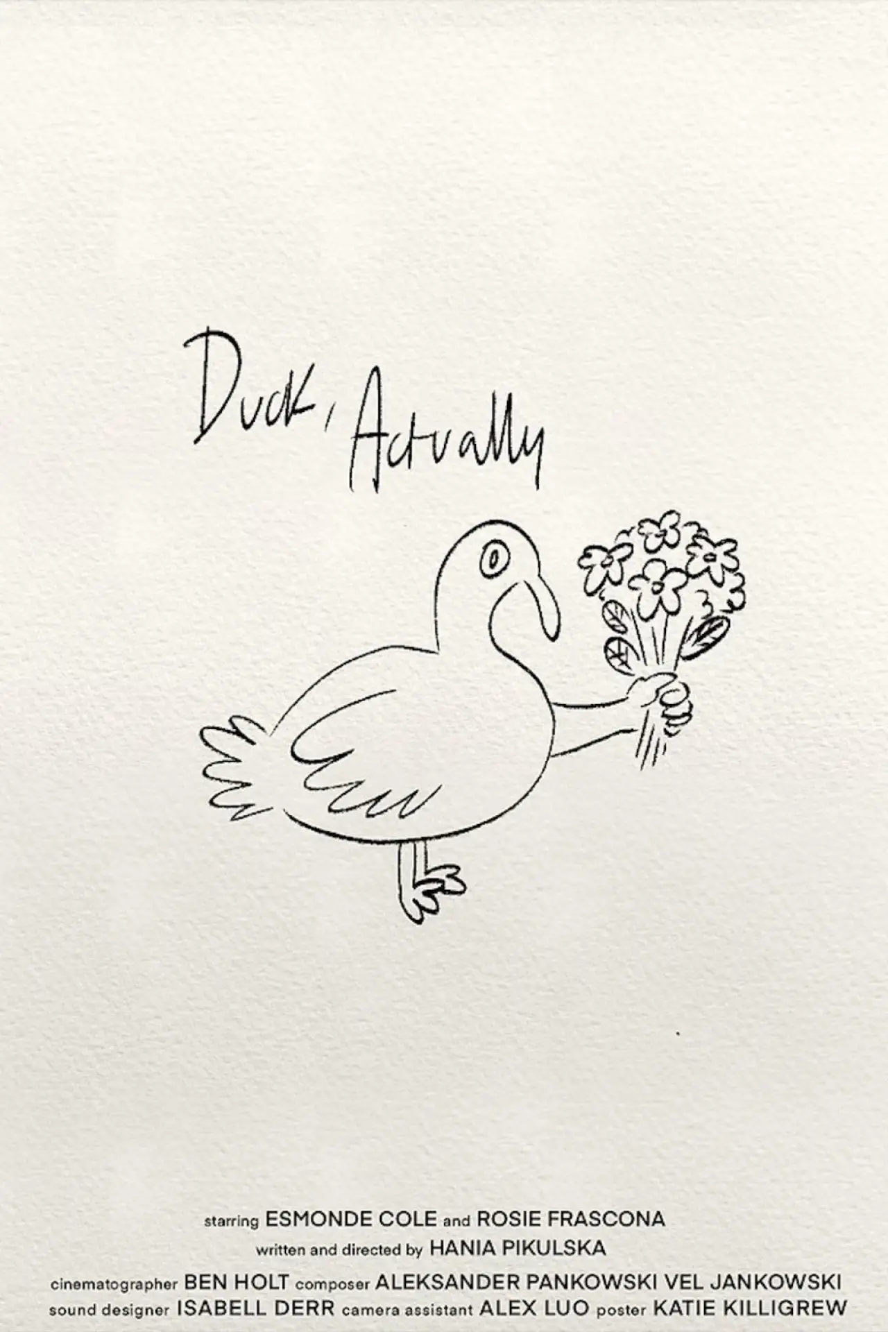 Plakat filmowy "Duck, Actually"