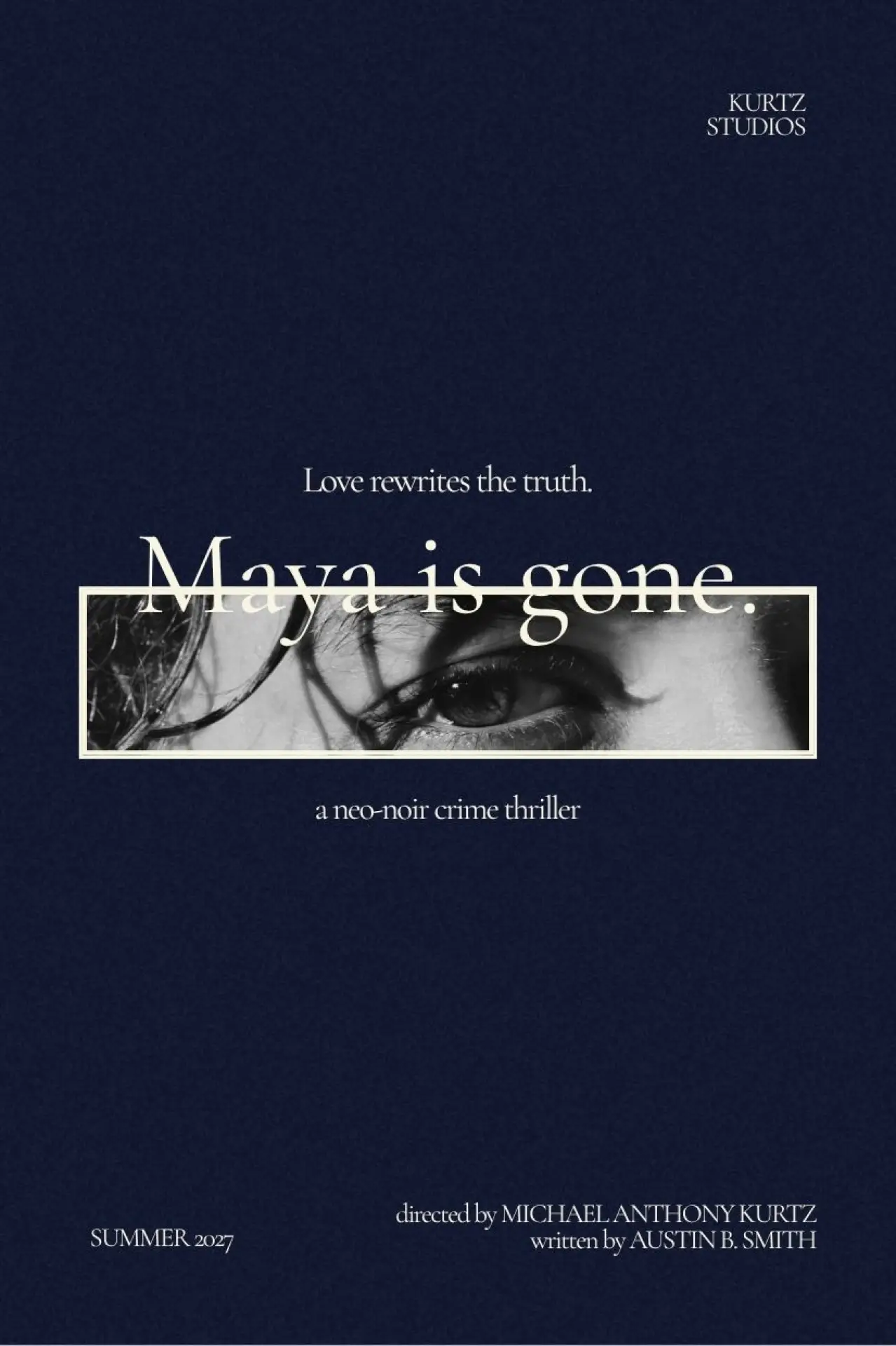 Plakat filmowy "Maya is Gone"