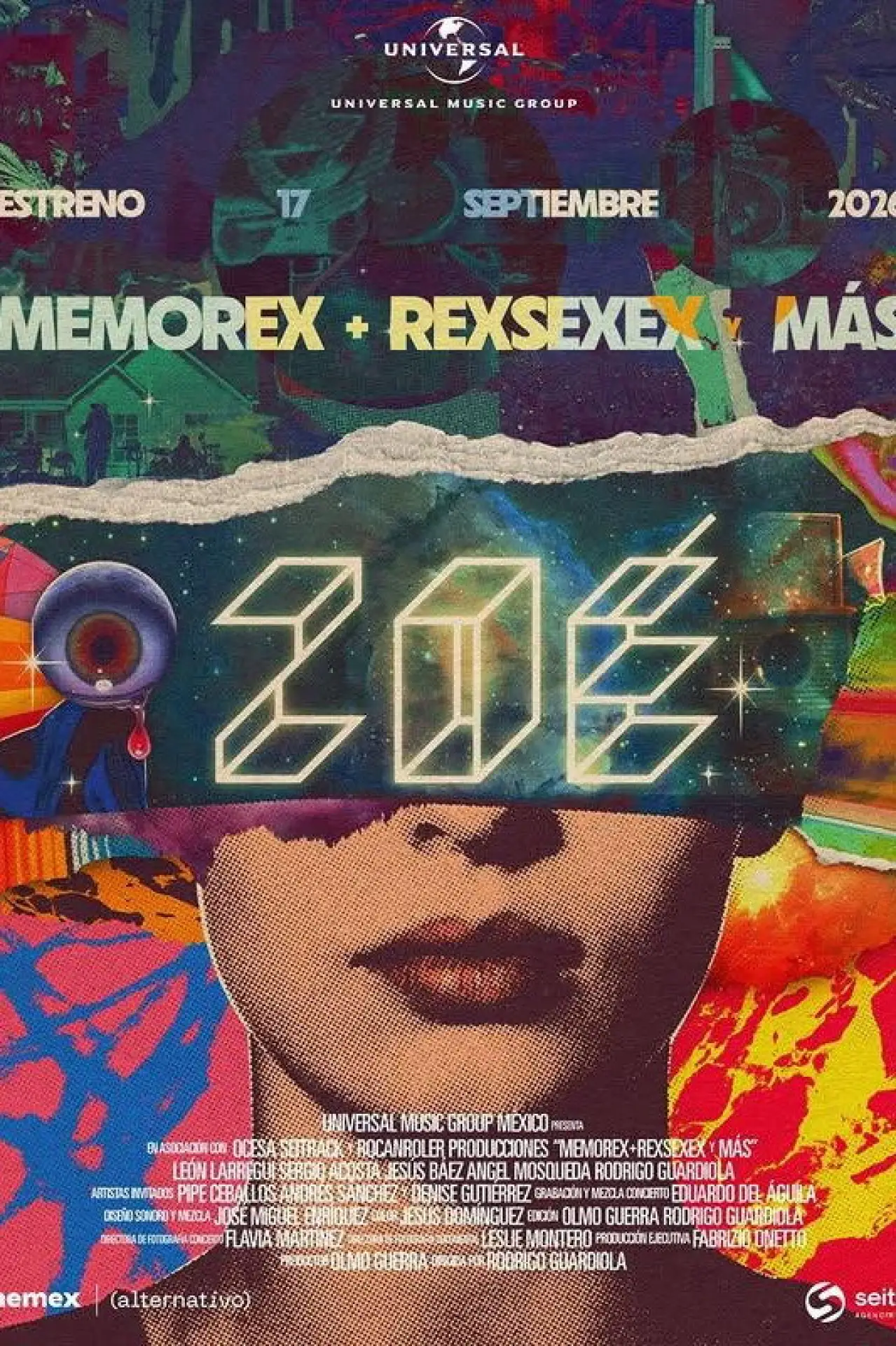 Plakat filmowy "ZOÉ: MEMOREX + REXSEXEX Y MÁS"