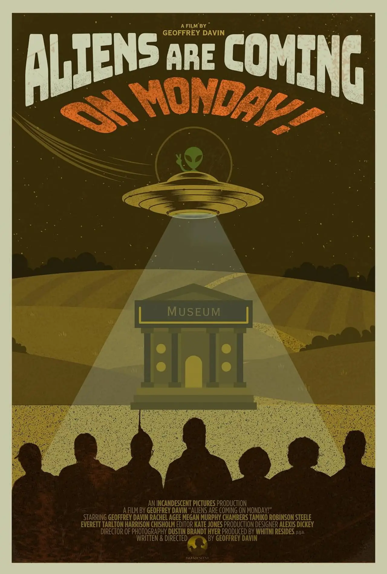 Plakat filmowy "Aliens Are Coming!! On Monday!!!"