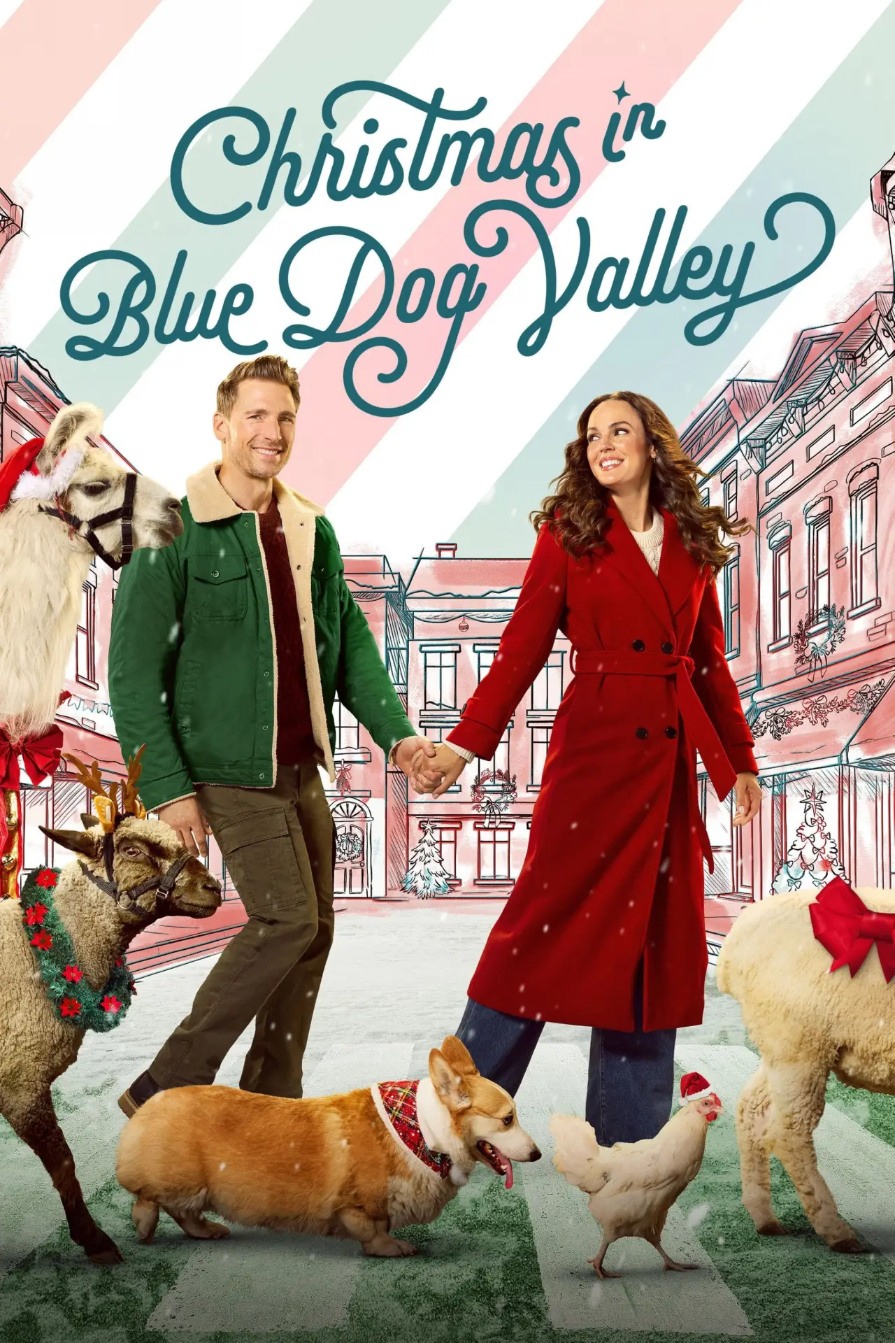 Plakat filmowy "Christmas in Blue Dog Valley"