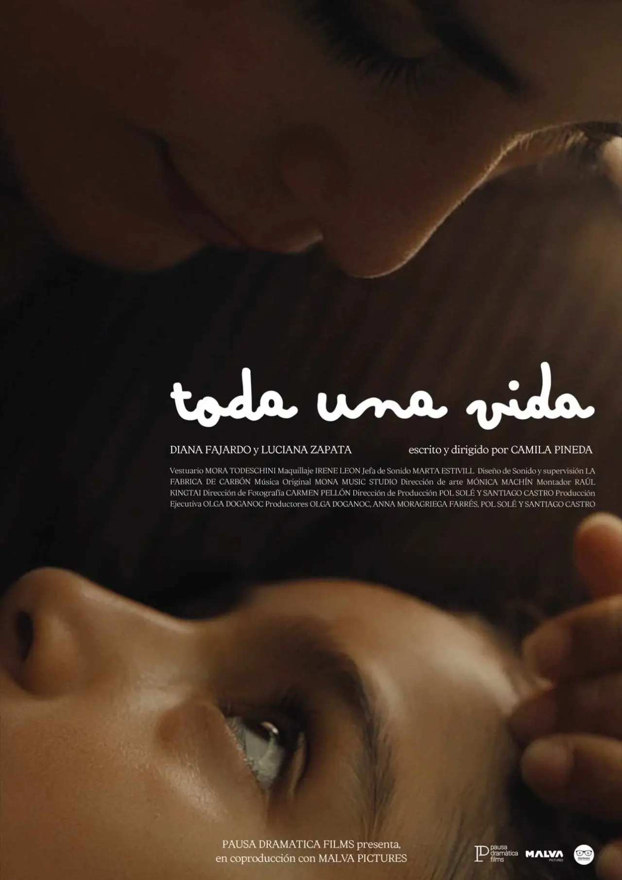 Plakat filmowy "Toda una vida"