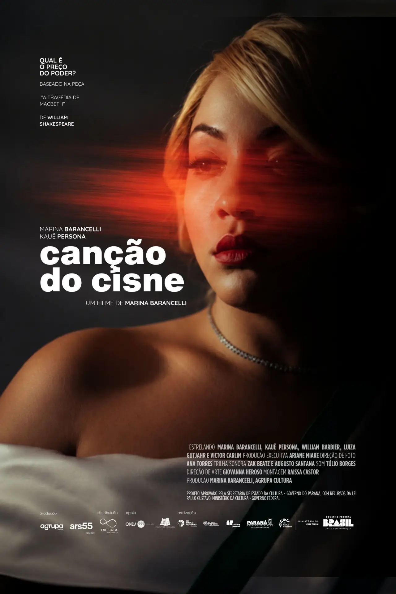 Plakat filmowy "Canção do Cisne"
