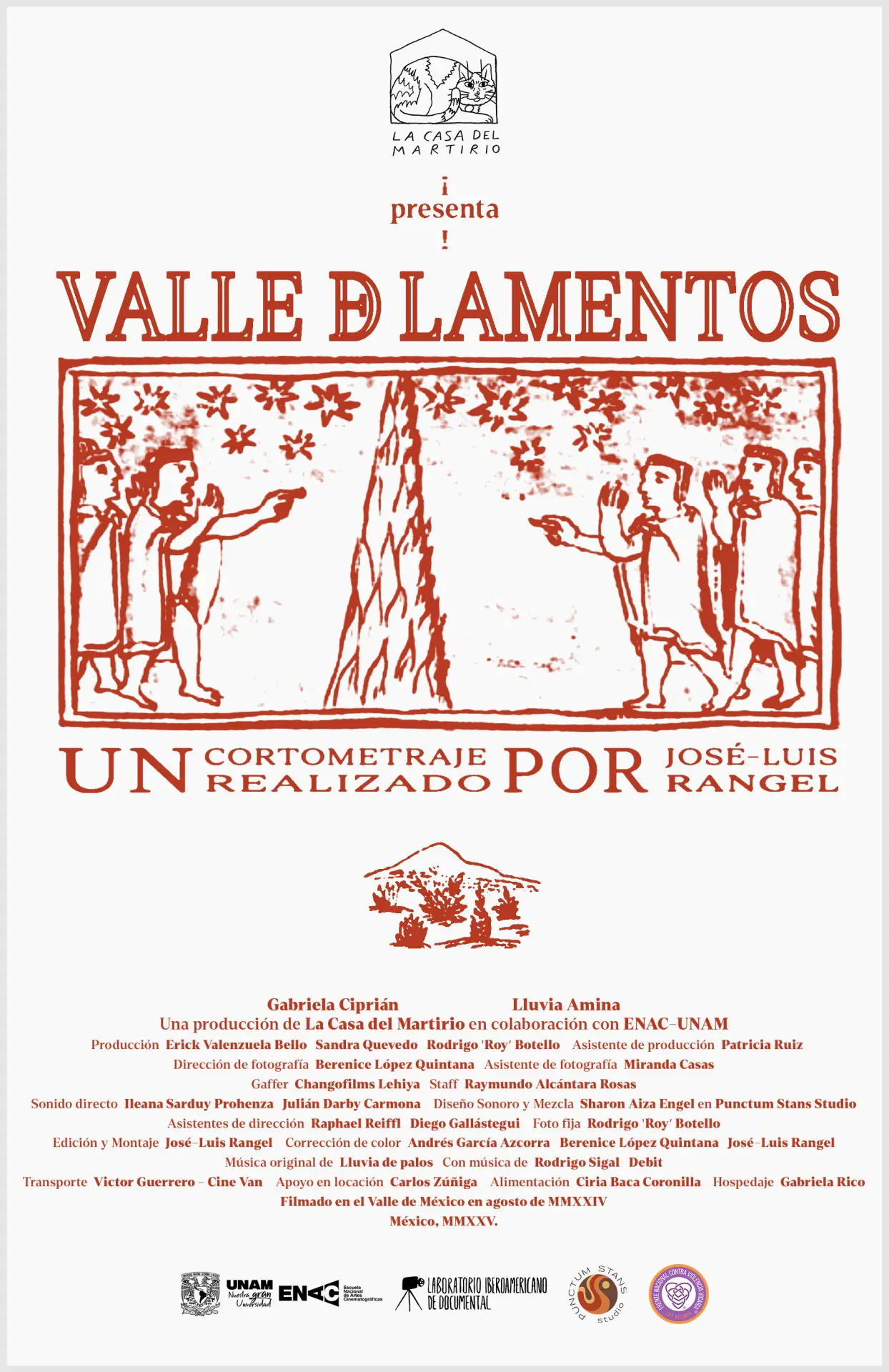 Plakat filmowy "Valle de lamentos"