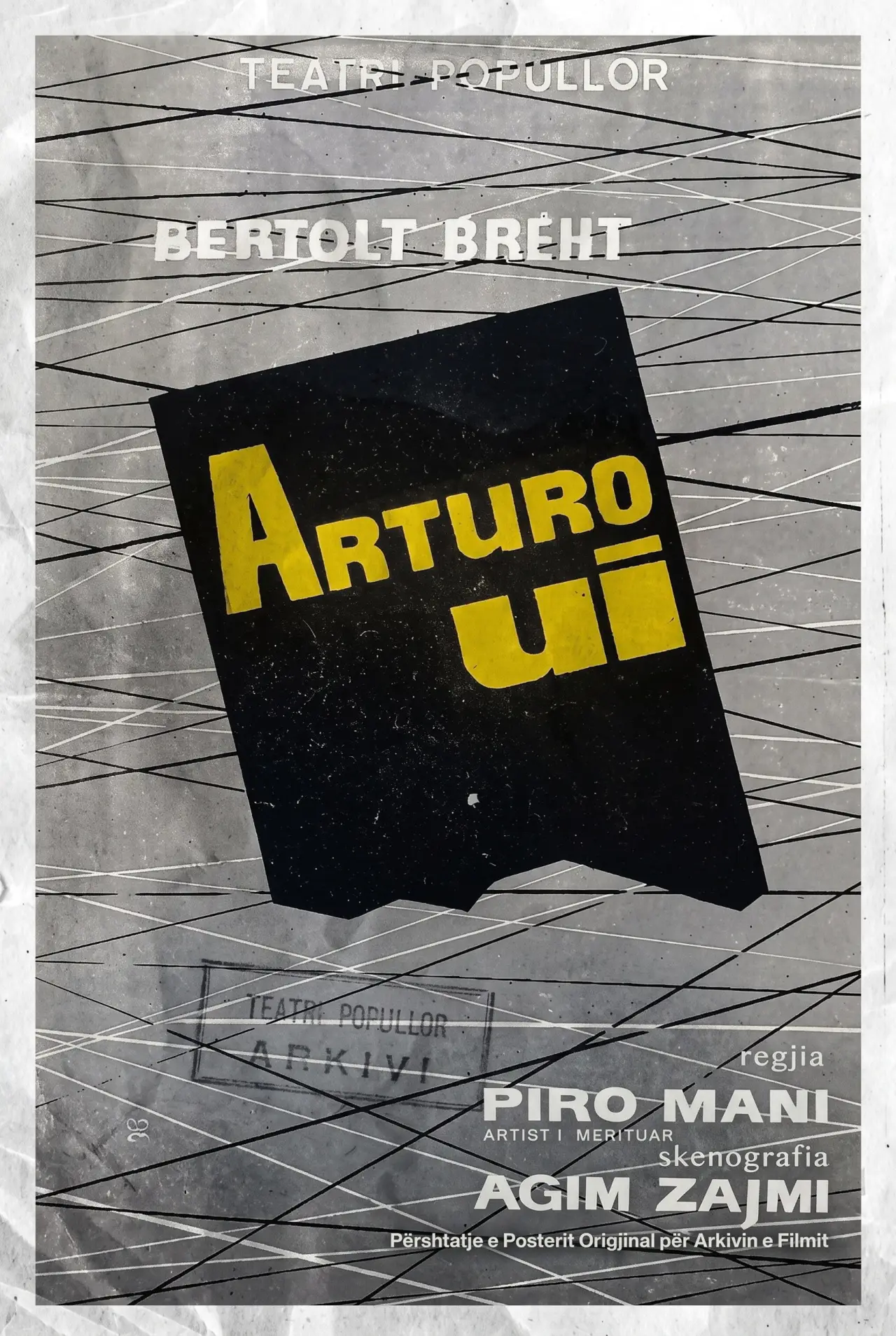 Plakat filmowy "Arturo Ui"