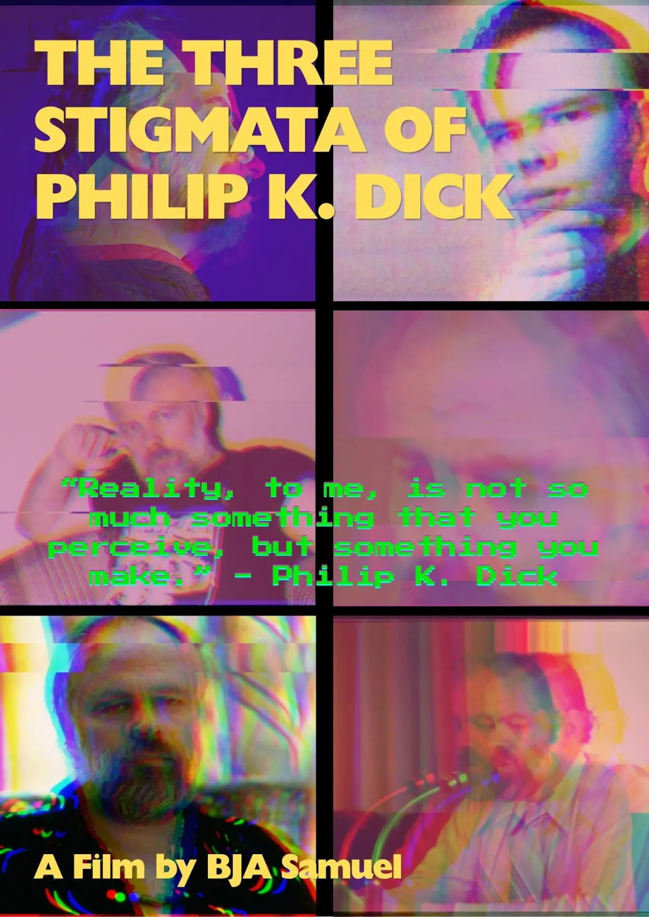 Plakat filmowy "The Three Stigmata of Philip K. Dick"