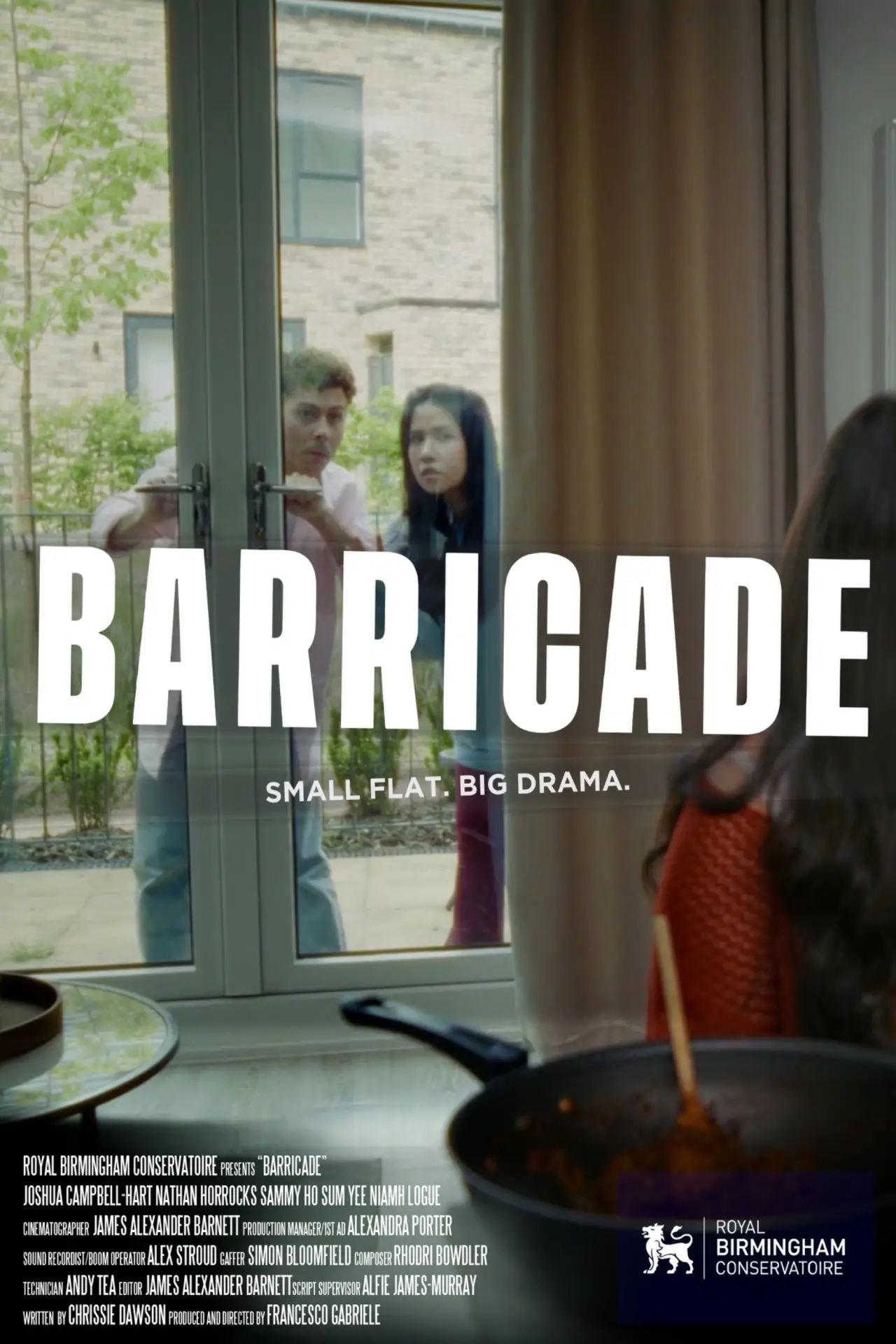 Plakat filmowy "Barricade"