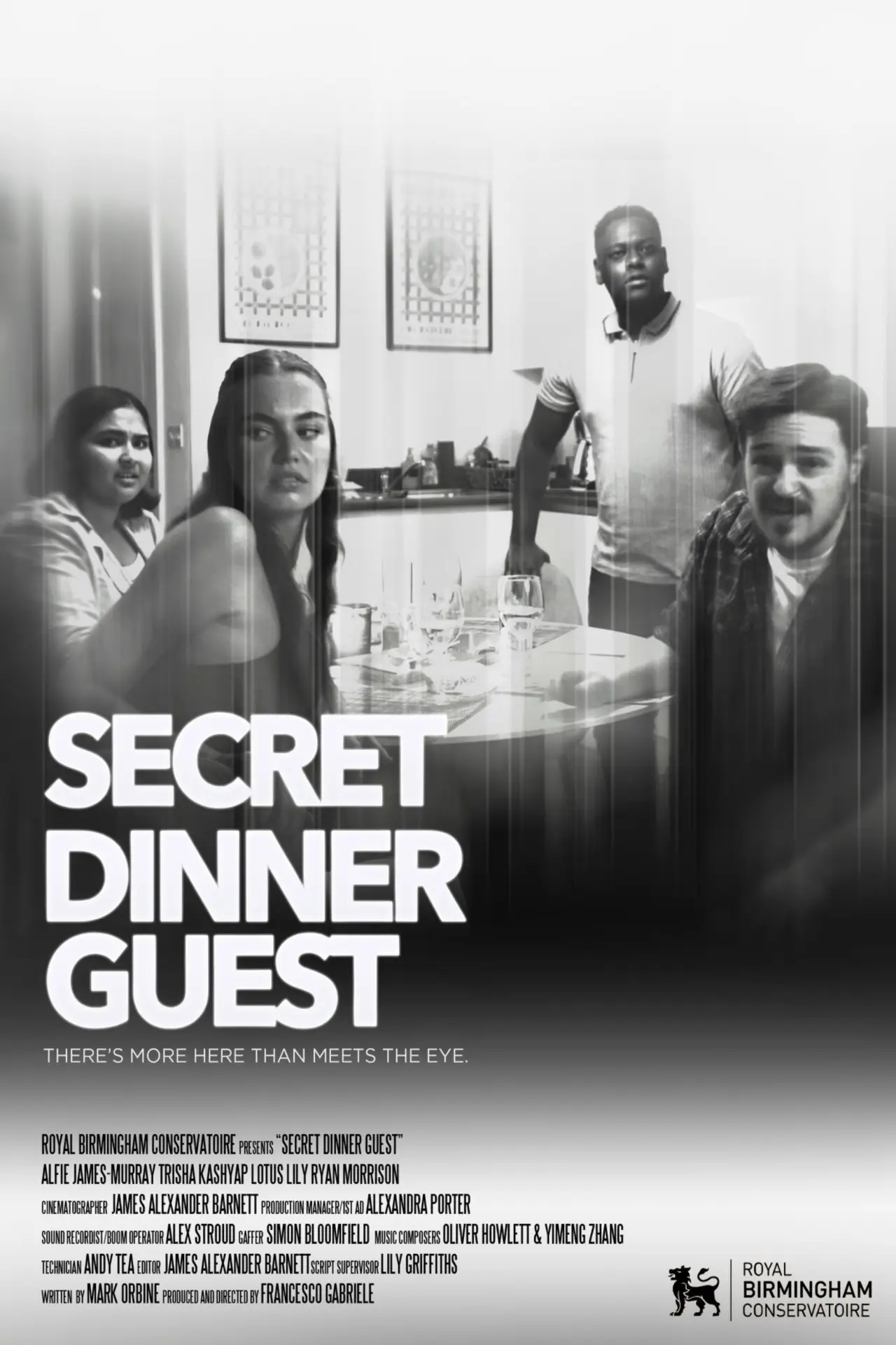 Plakat filmowy "Secret Dinner Guest"