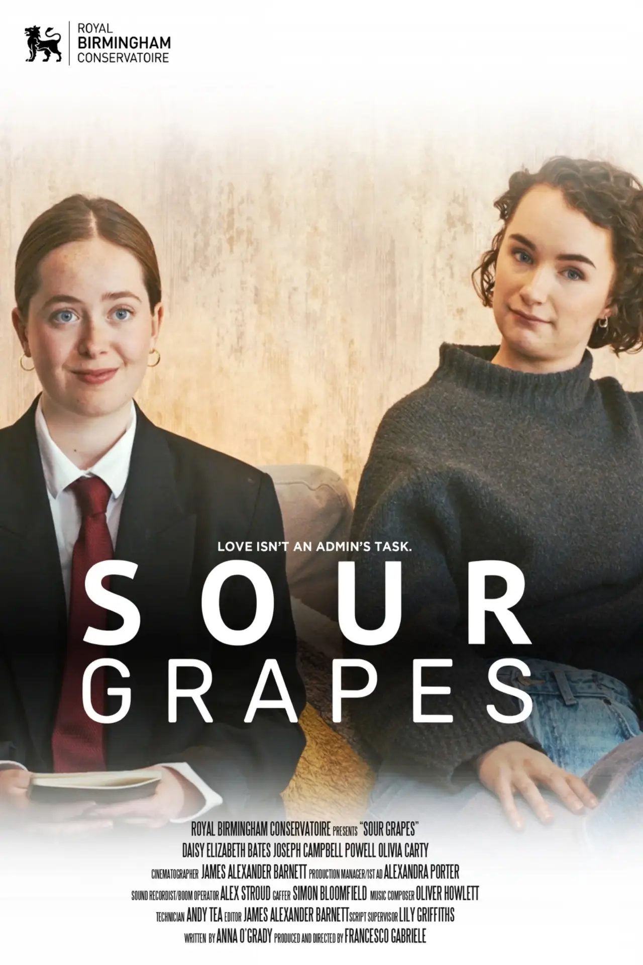 Plakat filmowy "Sour Grapes"