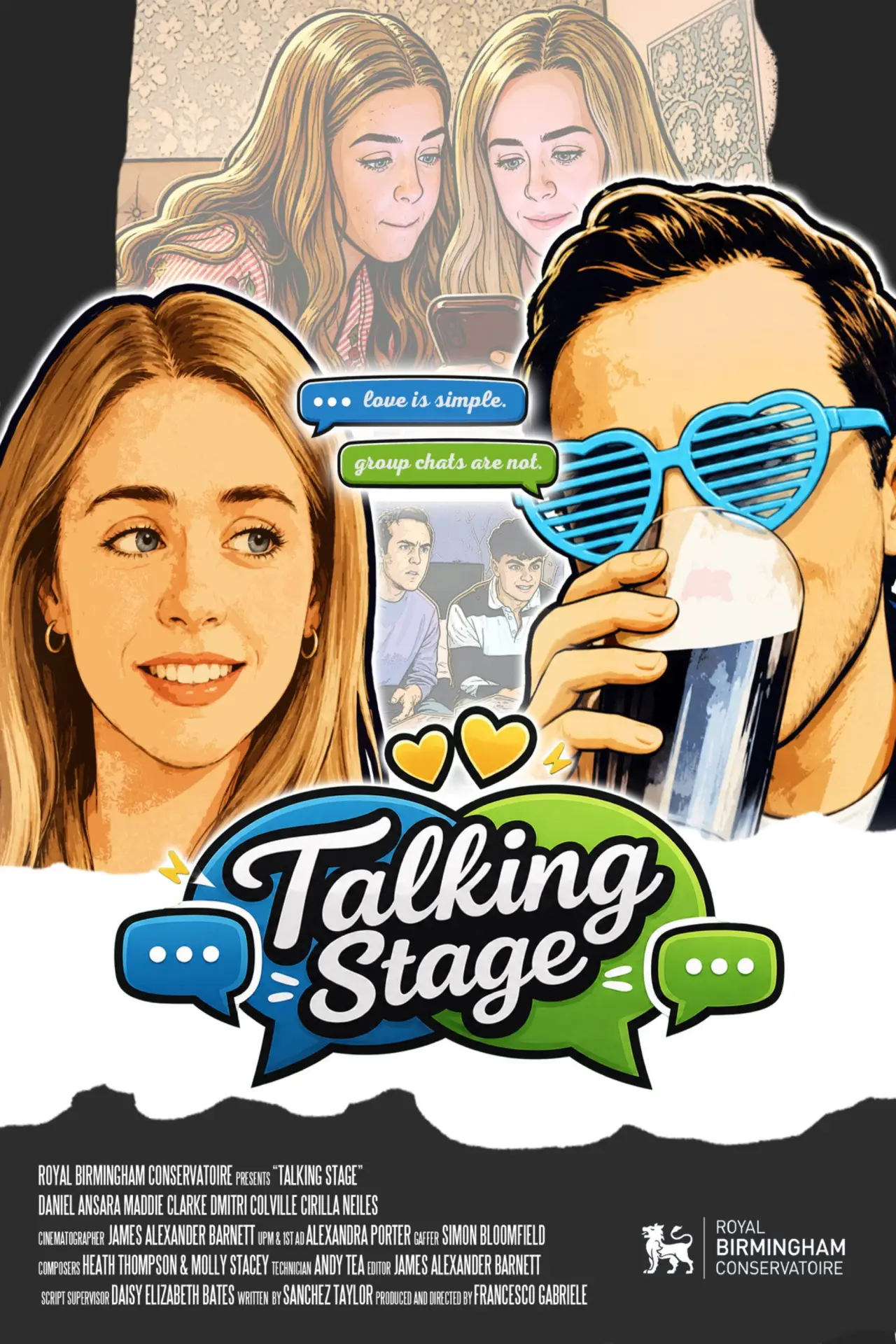 Plakat filmowy "Talking Stage"