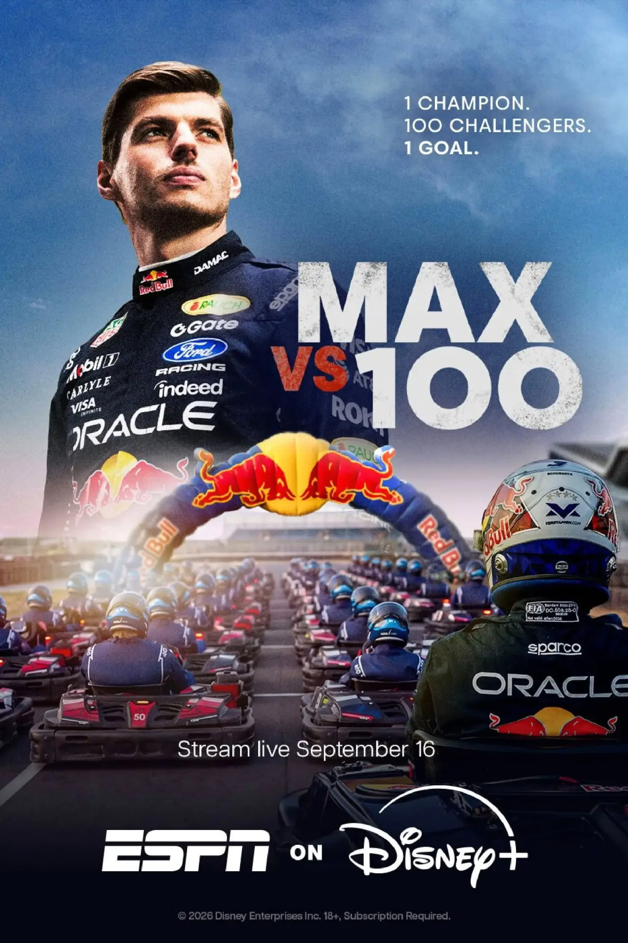 Plakat filmowy "Max vs 100"