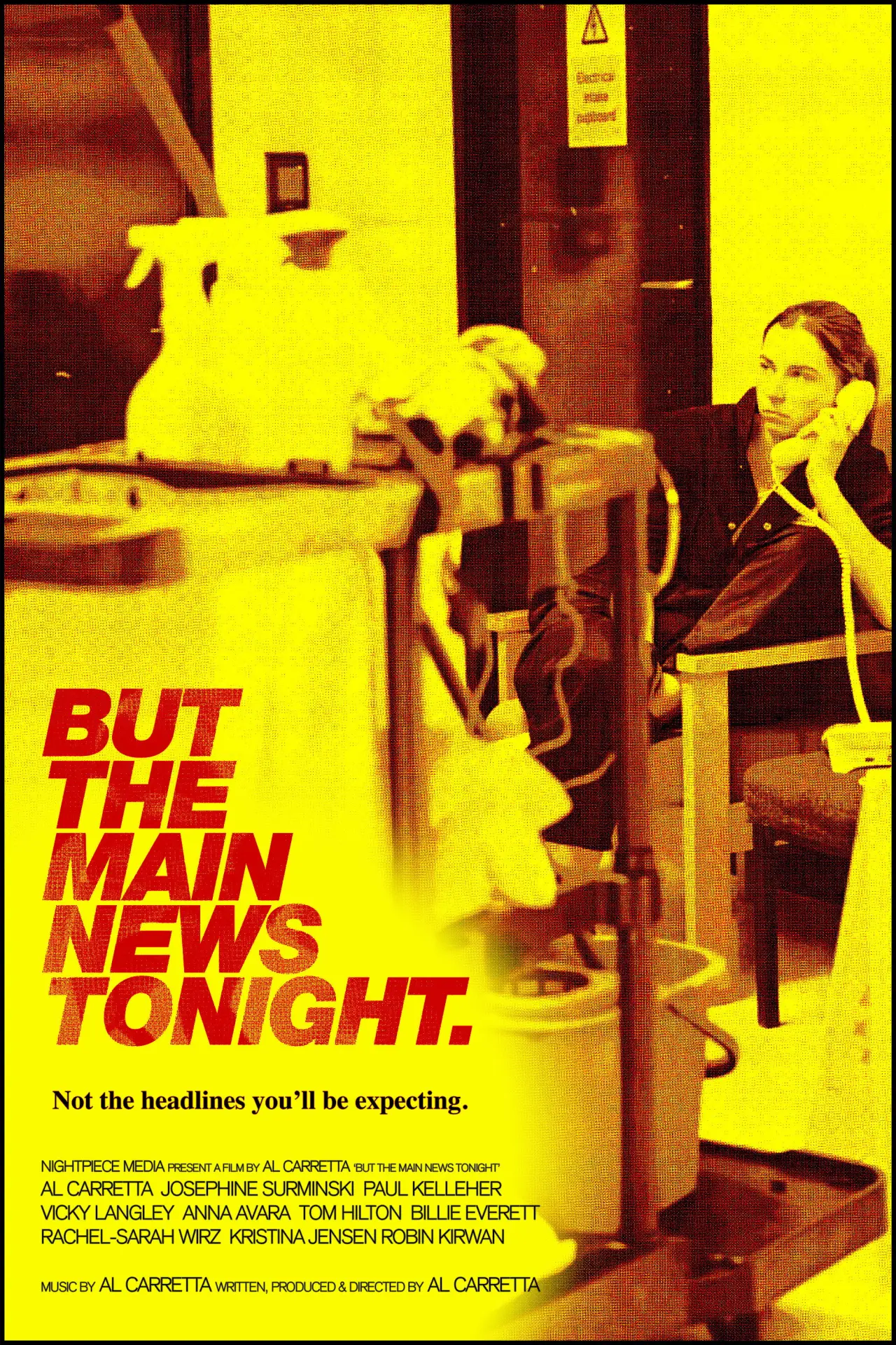Plakat filmowy "But The Main News Tonight"