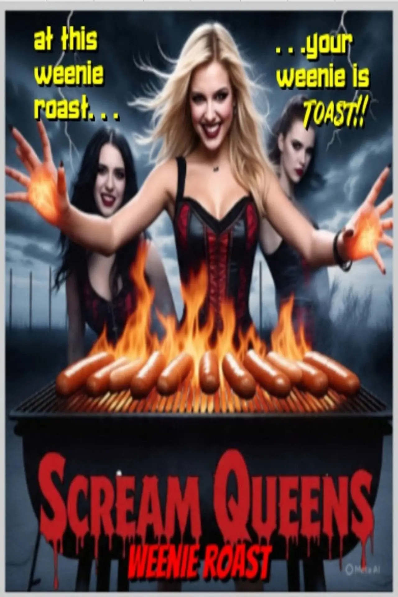 Plakat filmowy "Scream Queens Weenie Roast"