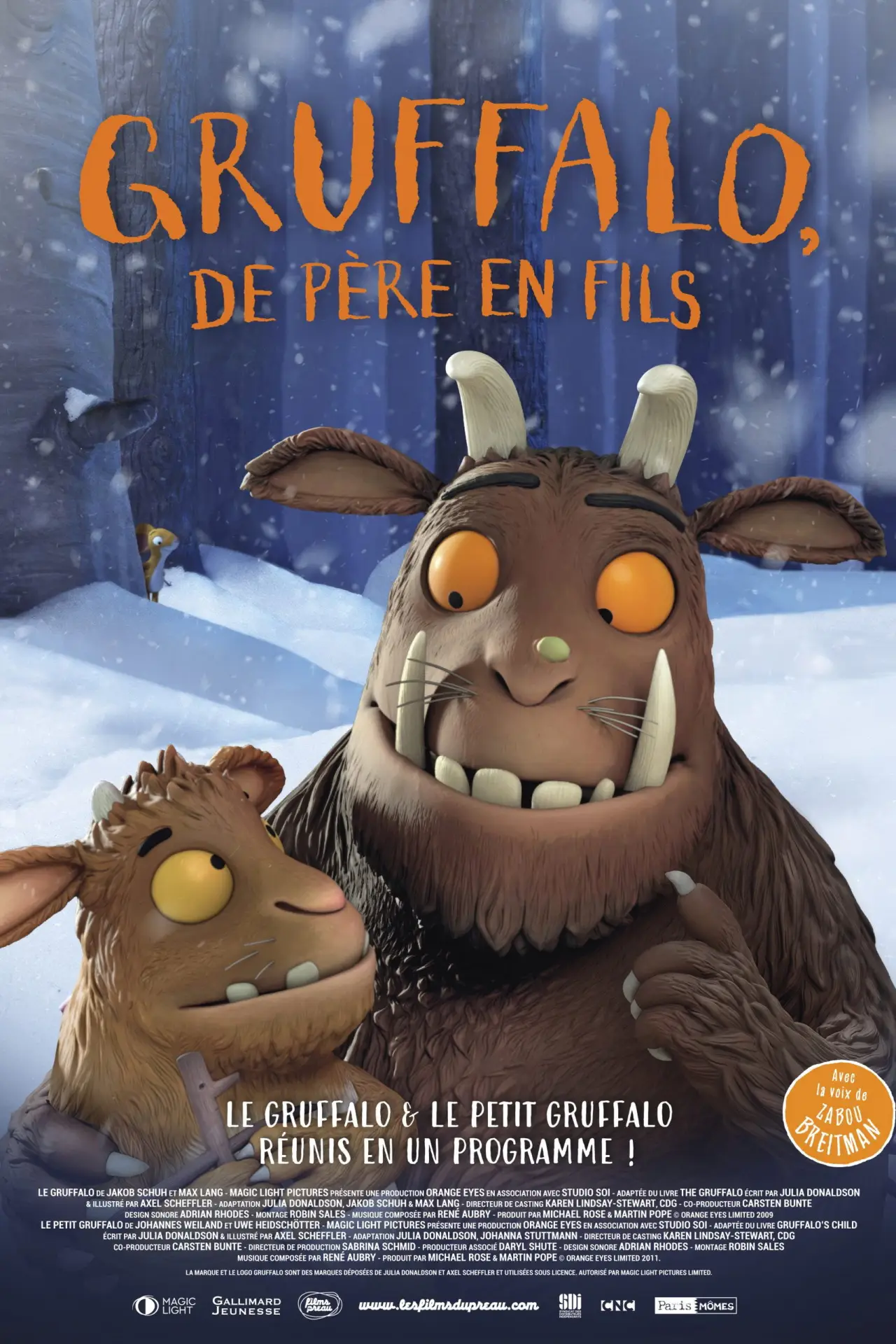 Plakat filmowy "Gruffalo, de père en fils"