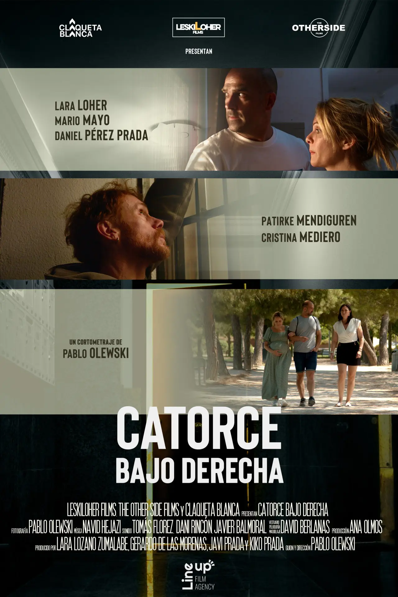 Plakat filmowy "Catorce Bajo Derecha"