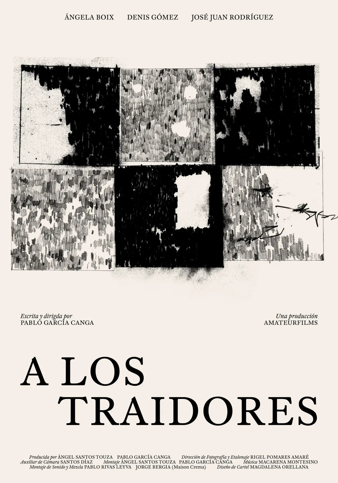 Plakat filmowy "A los traidores"