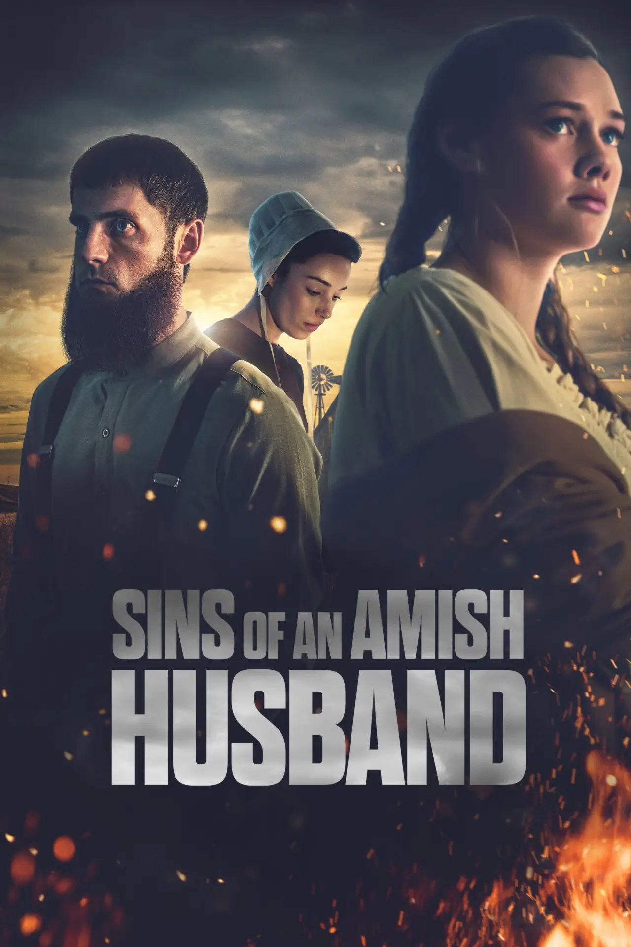 Plakat filmowy "Sins of an Amish Husband"