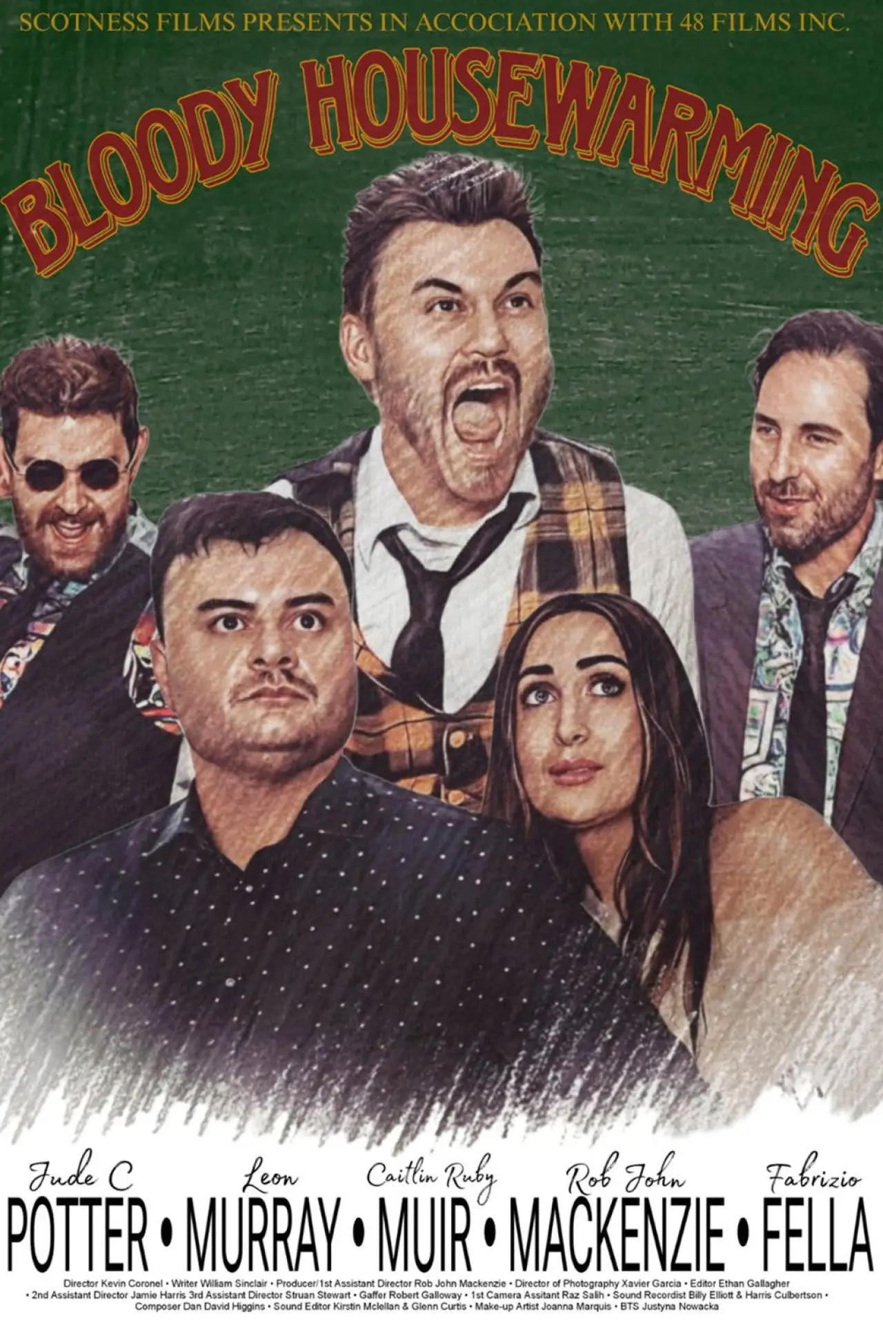 Plakat filmowy "Bloody Housewarming"