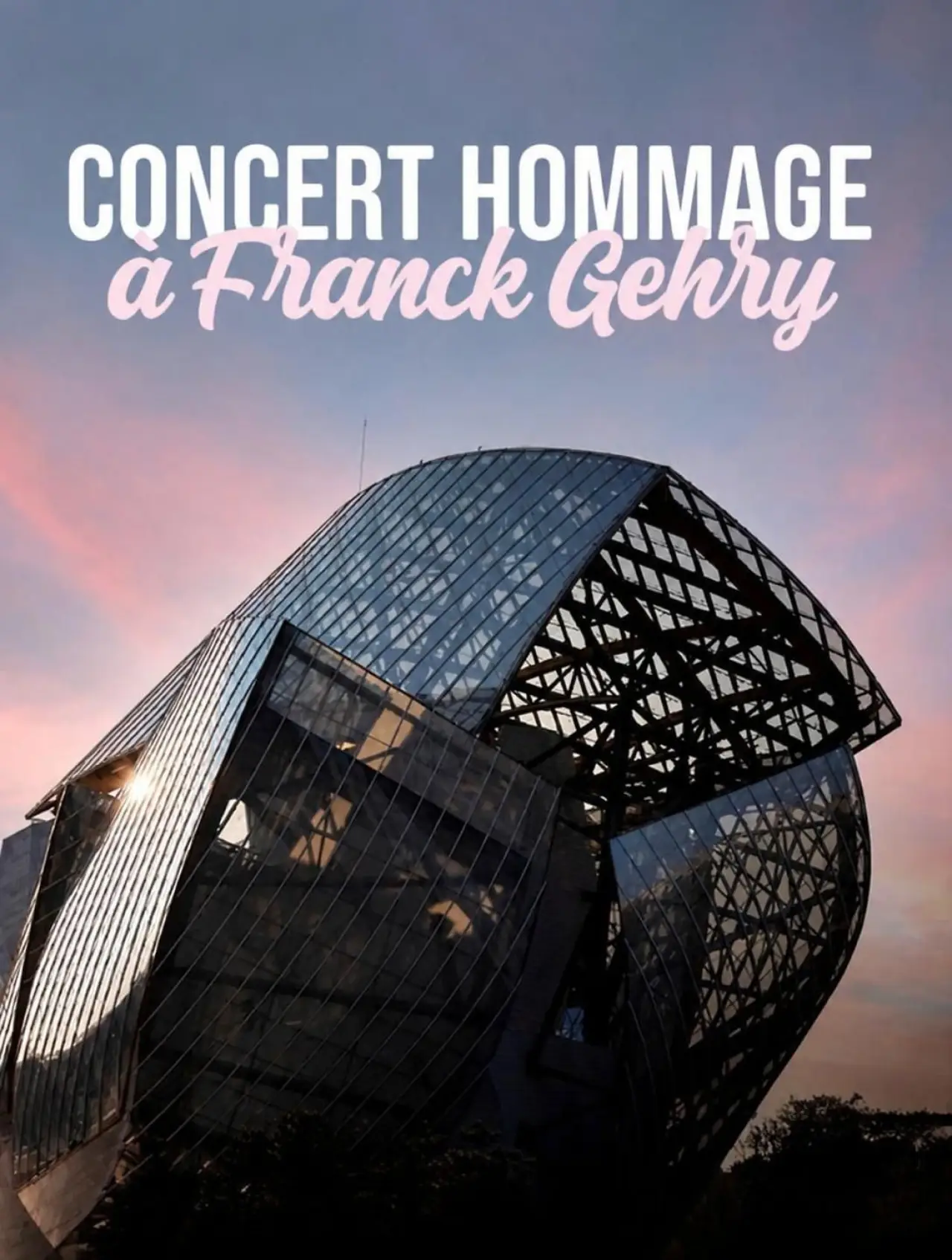 Plakat filmowy "Concert hommage à Franck Gehry"