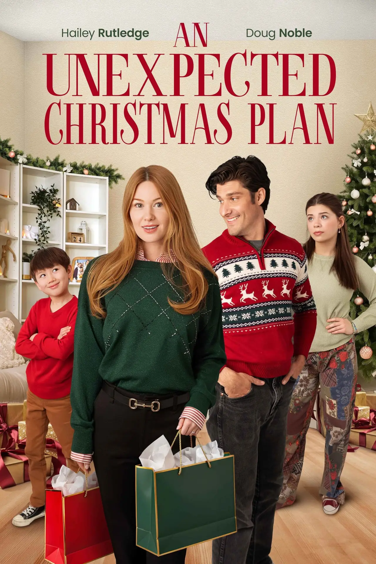 Plakat filmowy "An Unexpected Christmas Plan"