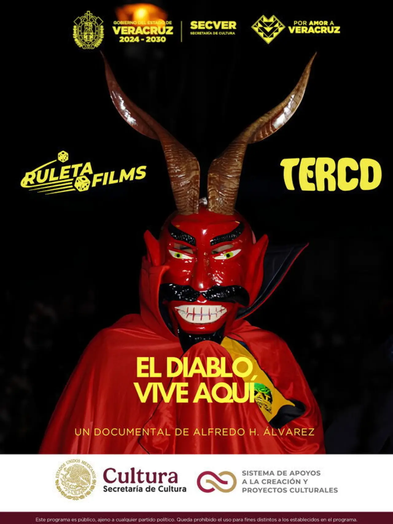Plakat filmowy "El Diablo Vive aquí"